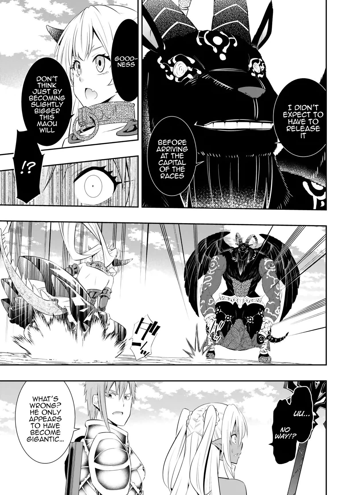 Isekai Maou to Shoukan Shoujo Dorei Majutsu chapter 99 page 32