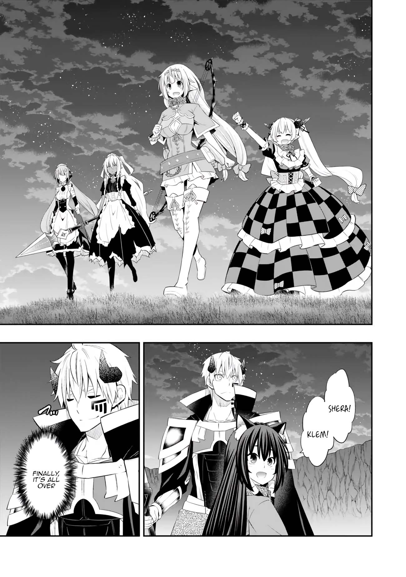 Isekai Maou to Shoukan Shoujo no Dorei Majutsu chapter 107.3 page 9