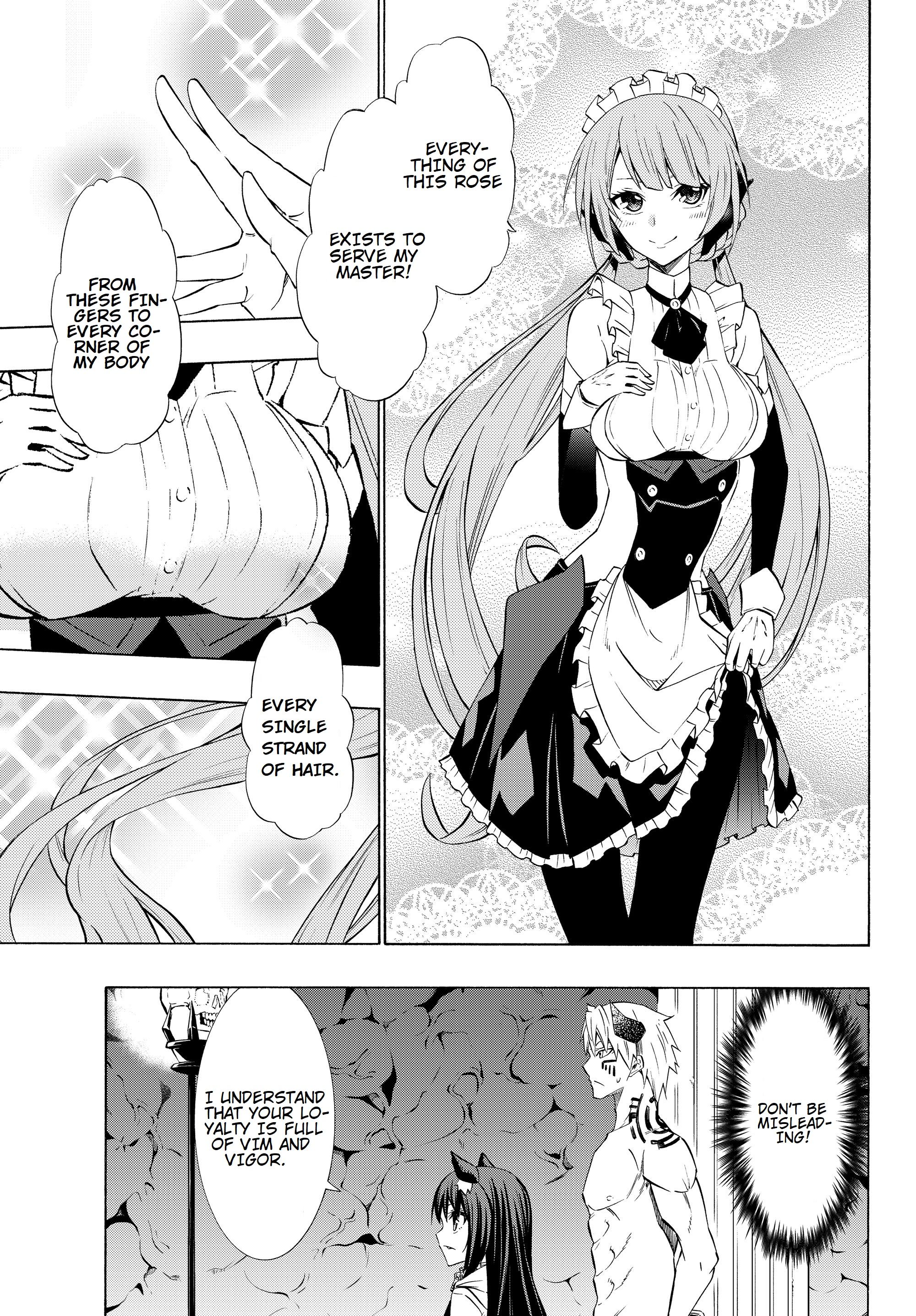 Isekai Maou to Shoukan Shoujo no Dorei Majutsu chapter 57.2 page 15