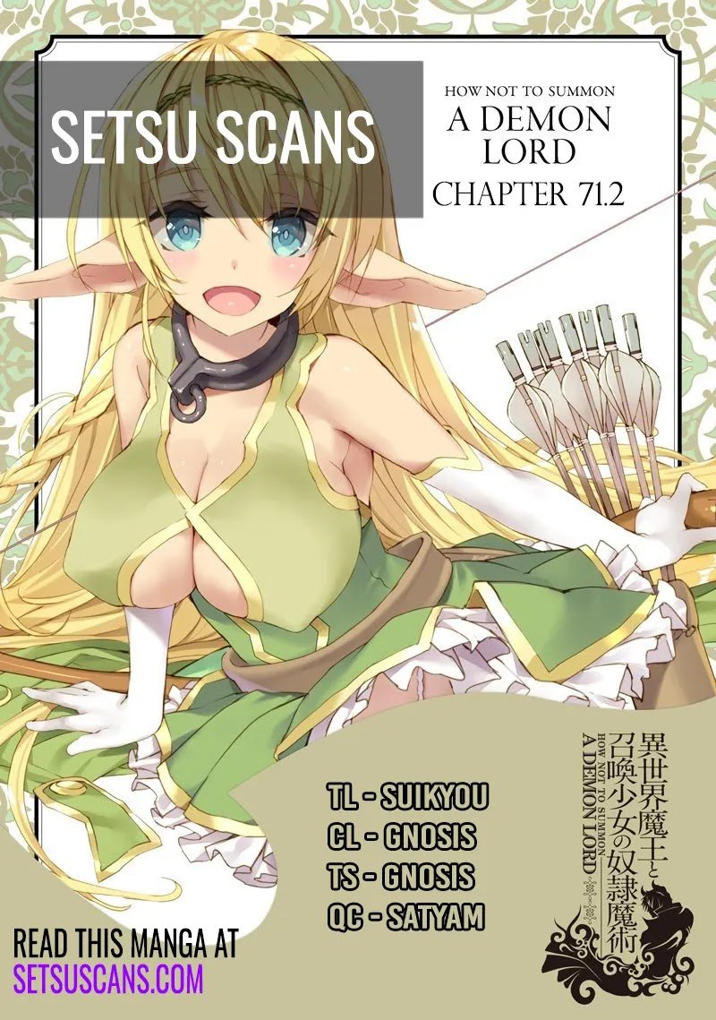 Isekai Maou to Shoukan Shoujo no Dorei Majutsu chapter 71.2 page 2