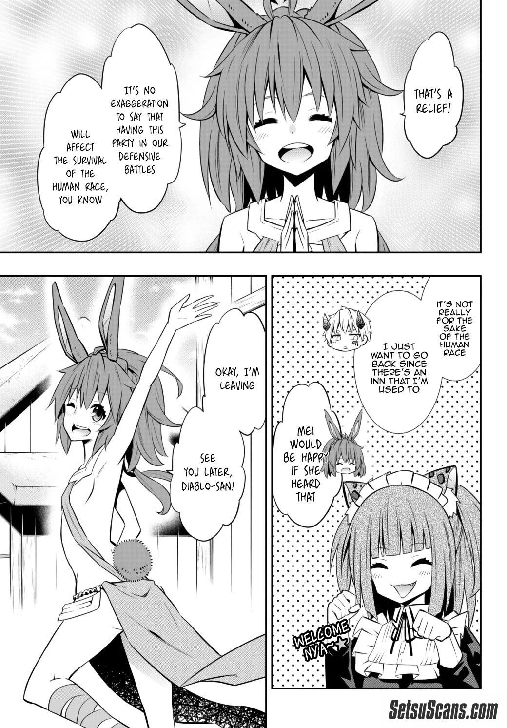 Isekai Maou to Shoukan Shoujo no Dorei Majutsu chapter 77.2 page 8