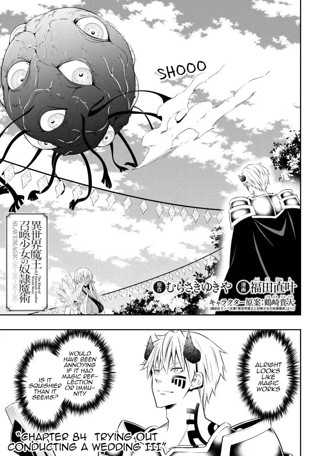 Isekai Maou to Shoukan Shoujo no Dorei Majutsu chapter 84.1 page 2