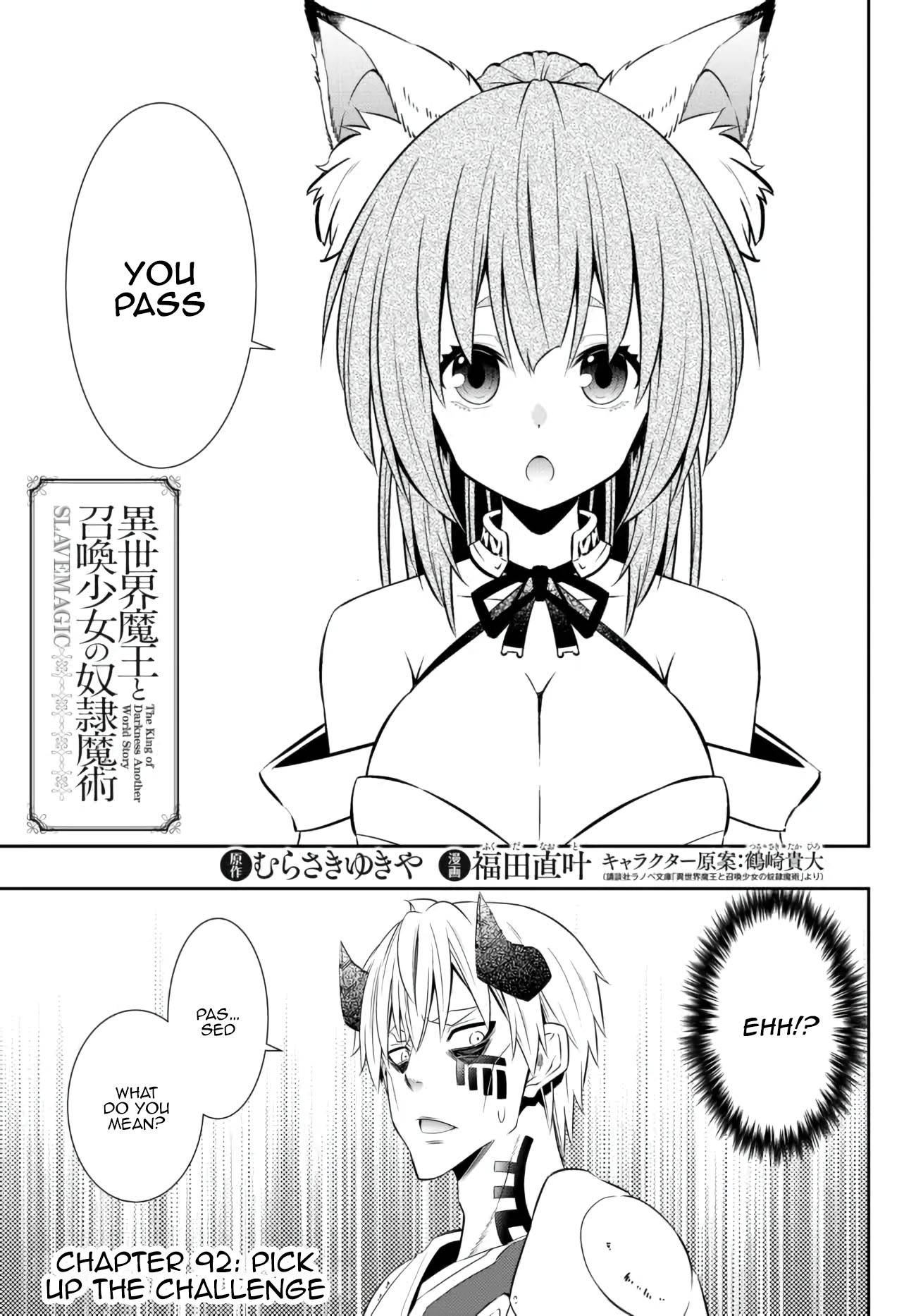 Isekai Maou to Shoukan Shoujo no Dorei Majutsu chapter 92.1 page 2