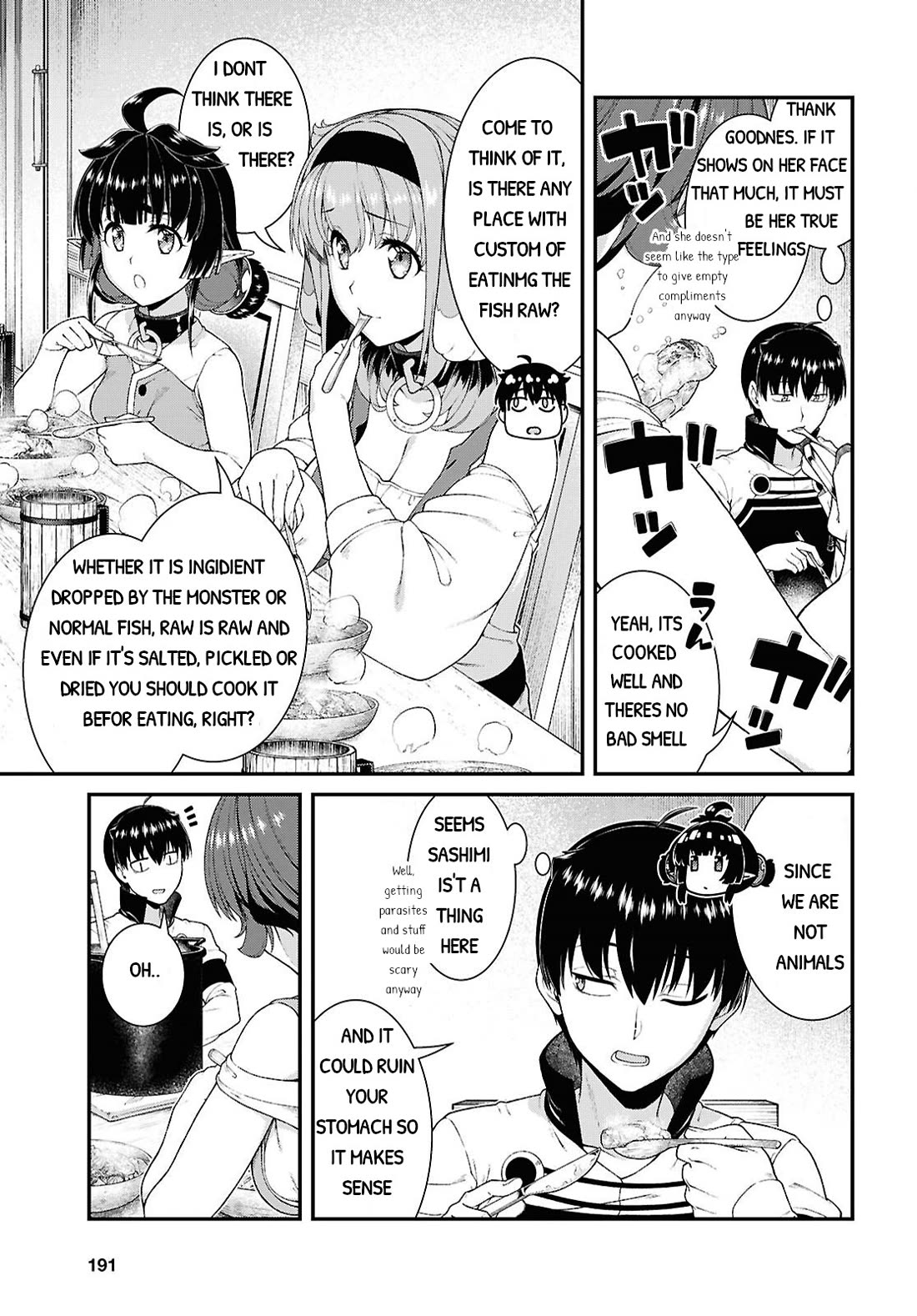 Isekai Meikyuu de Harem o chapter 106 page 8