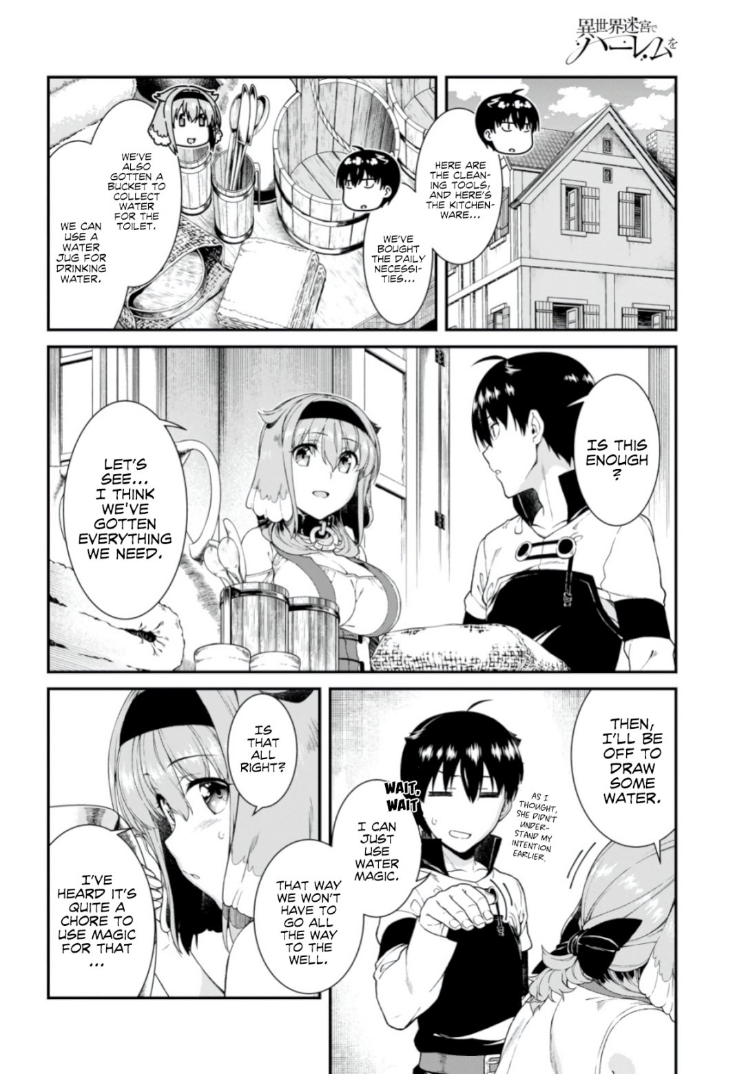 Isekai Meikyuu de Harem o chapter 26 page 14