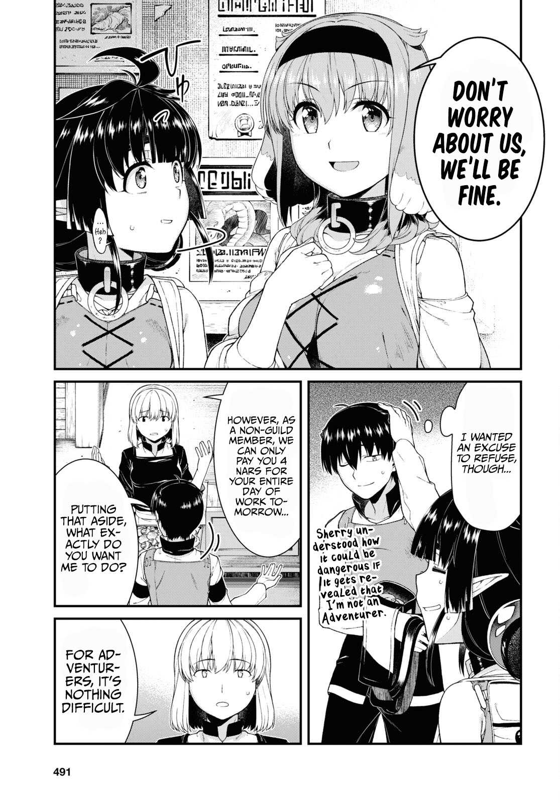 Isekai Meikyuu de Harem o chapter 62 page 4