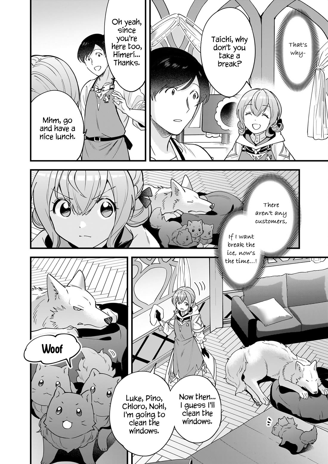 Isekai Mofumofu Cafe chapter 21 page 21