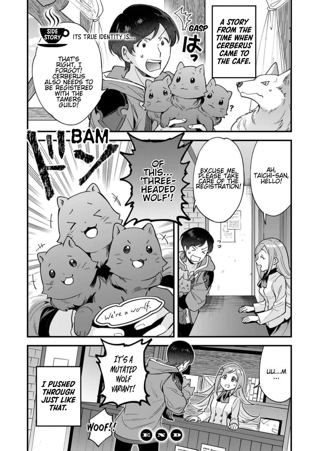 Isekai Mofumofu Cafe chapter 22.6 page 1