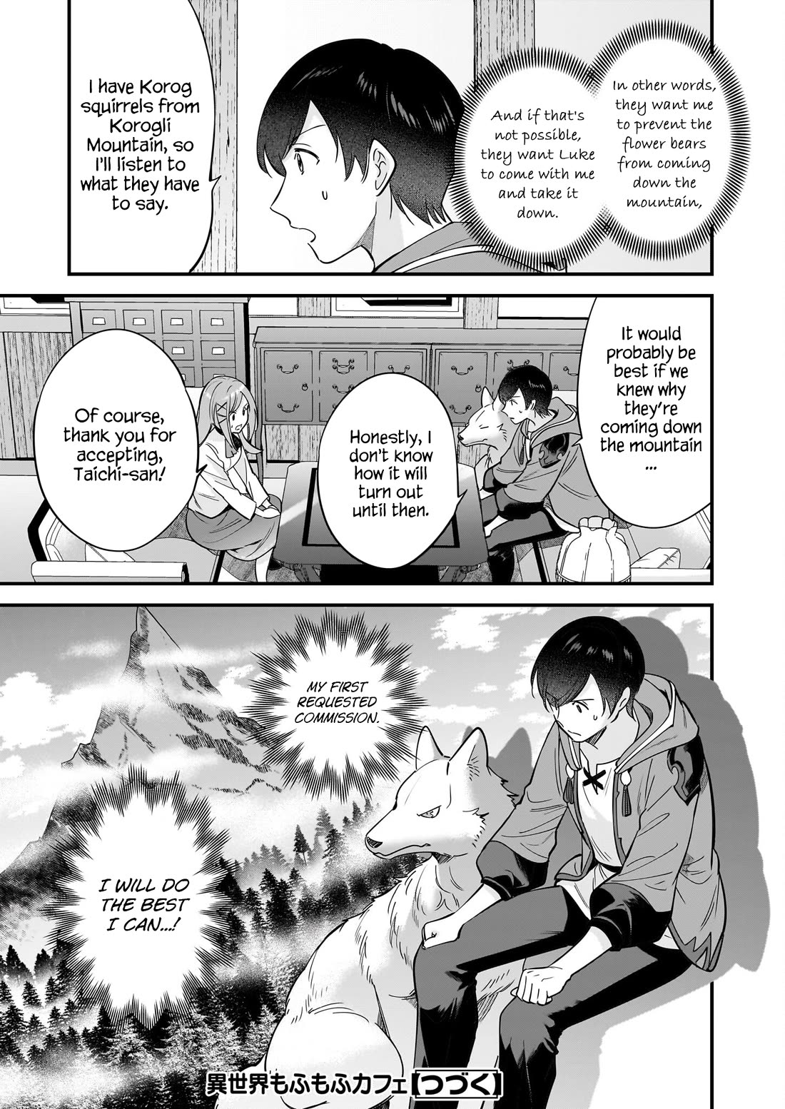 Isekai Mofumofu Cafe chapter 27 page 28