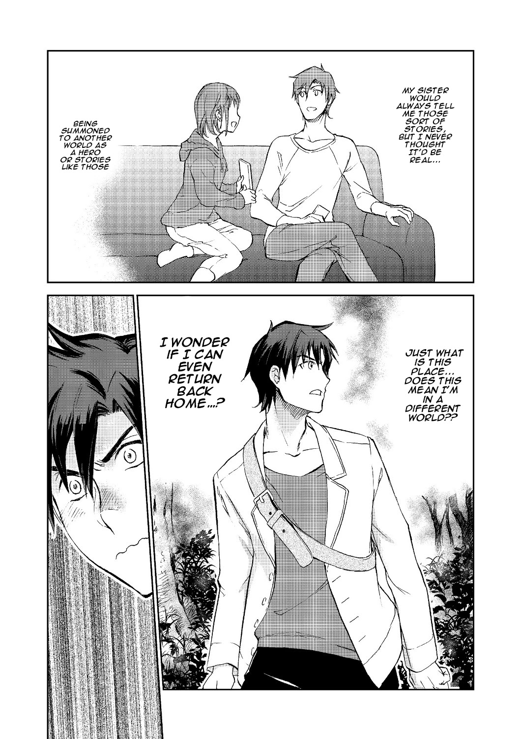 Isekai ni Otosareta… Jouka wa Kihon! chapter 1 page 14