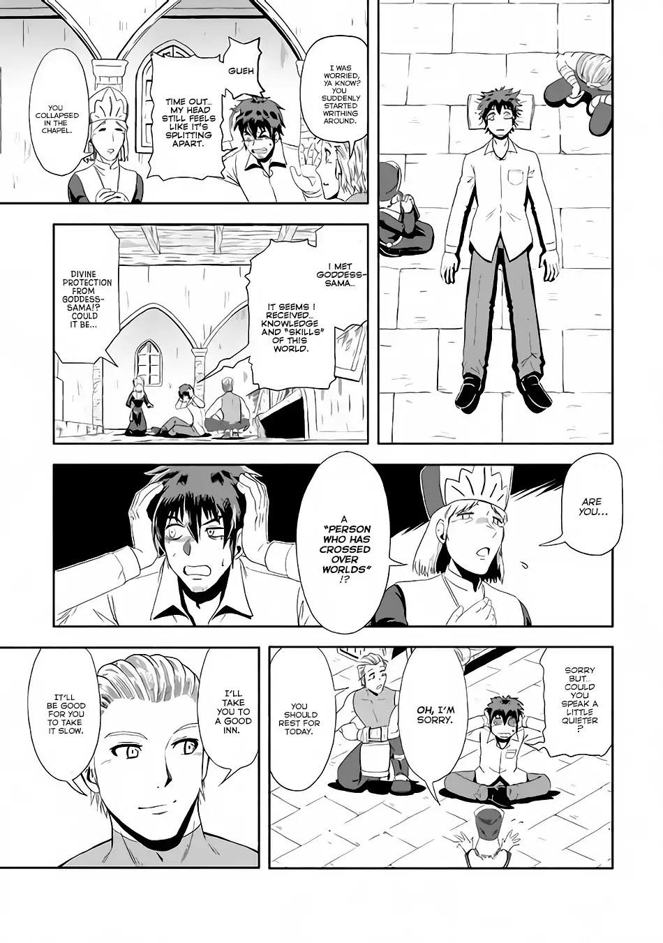 Isekai ni Tobasareta Ossan wa Doko e Iku? chapter 1 page 24