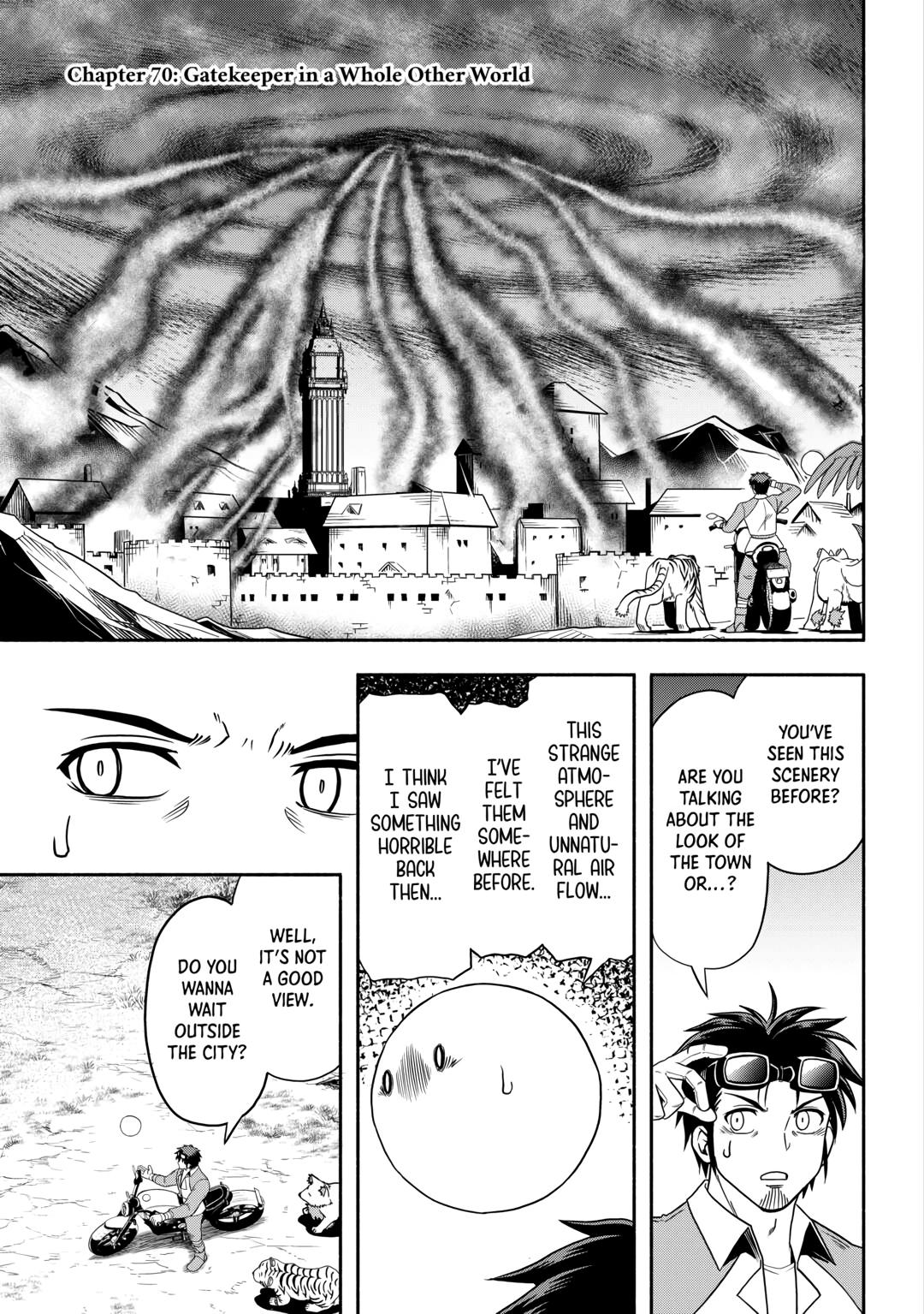 Isekai ni Tobasareta Ossan wa Doko e Iku? chapter 70 page 1