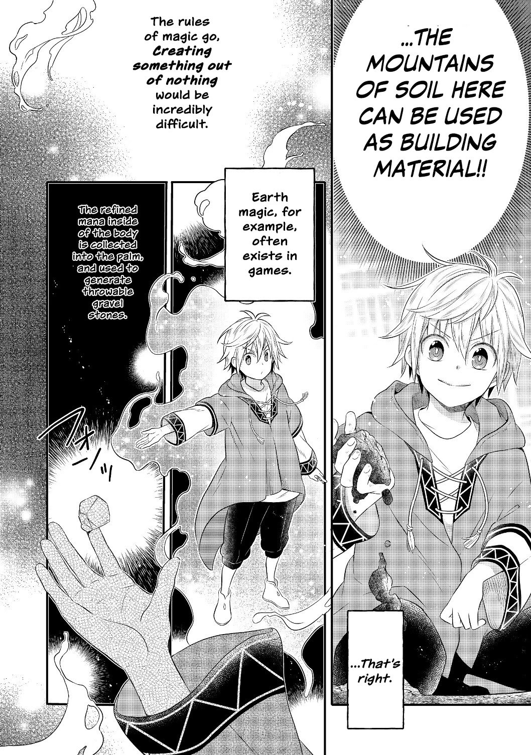 Isekai no Binbou Nouka ni Tensei Shita Node, Renga wo Tsukutte Shiro wo Tateru Koto ni Shimashita chapter 2.1 page 19