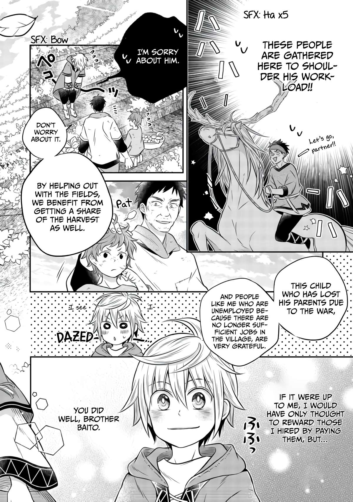 Isekai no Binbou Nouka ni Tensei Shita Node, Renga wo Tsukutte Shiro wo Tateru Koto ni Shimashita chapter 8.1 page 7