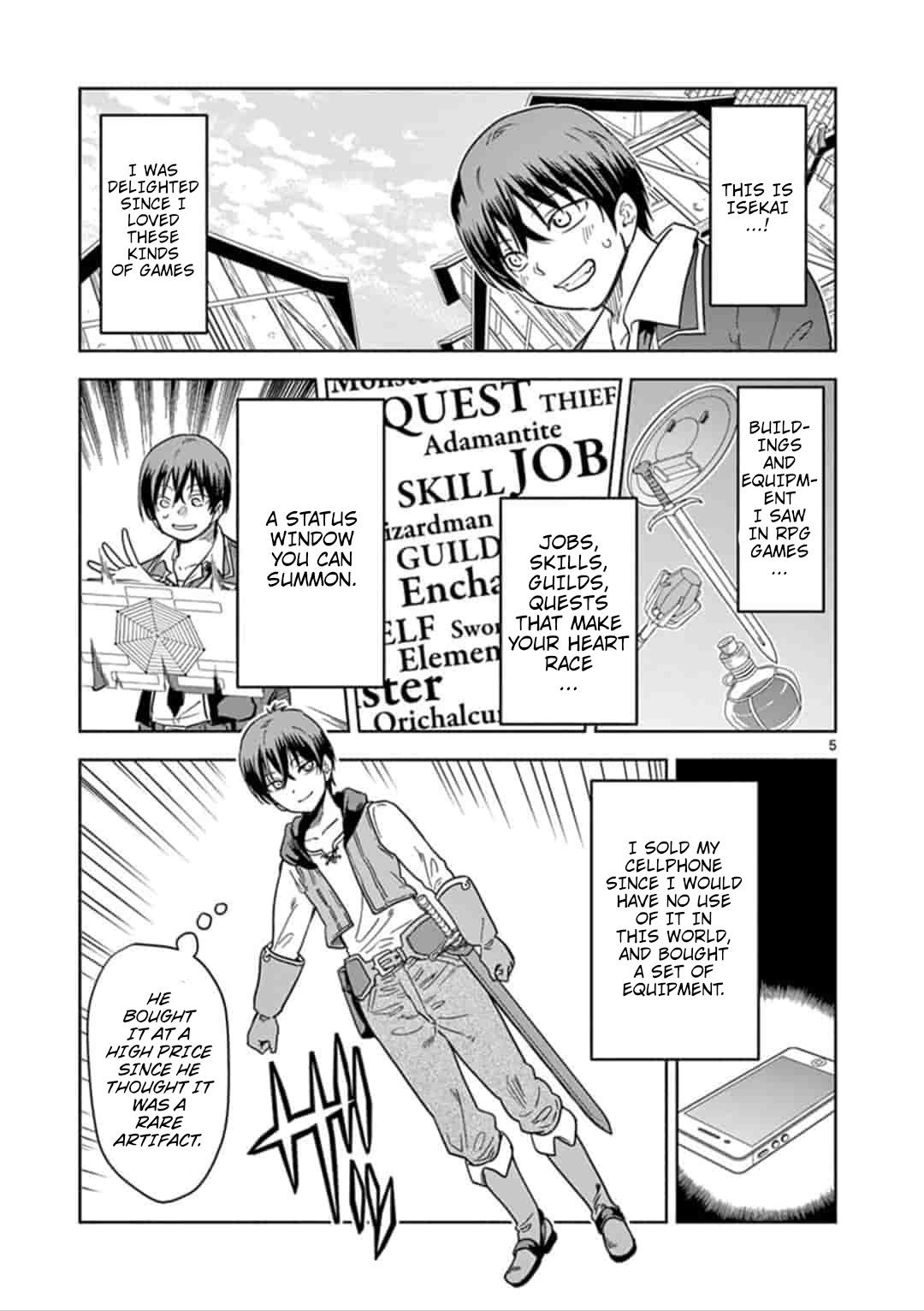 Isekai One Turn Kill Nee-san chapter 2 page 5