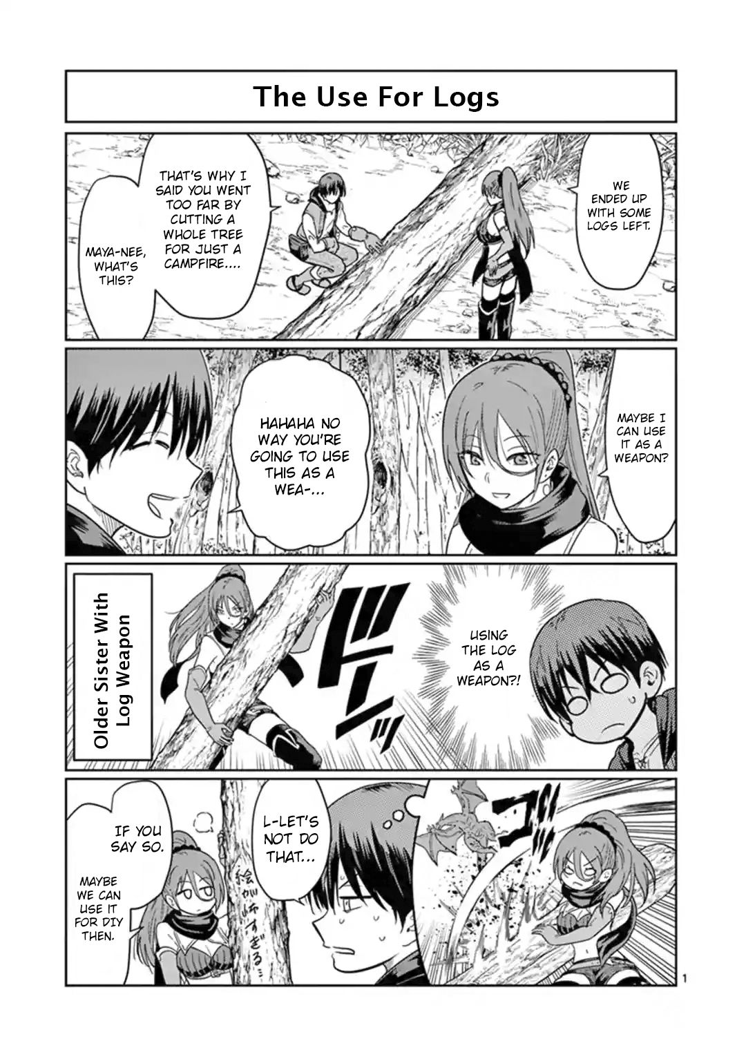 Isekai One Turn Kill Nee-san chapter 3.5 page 1