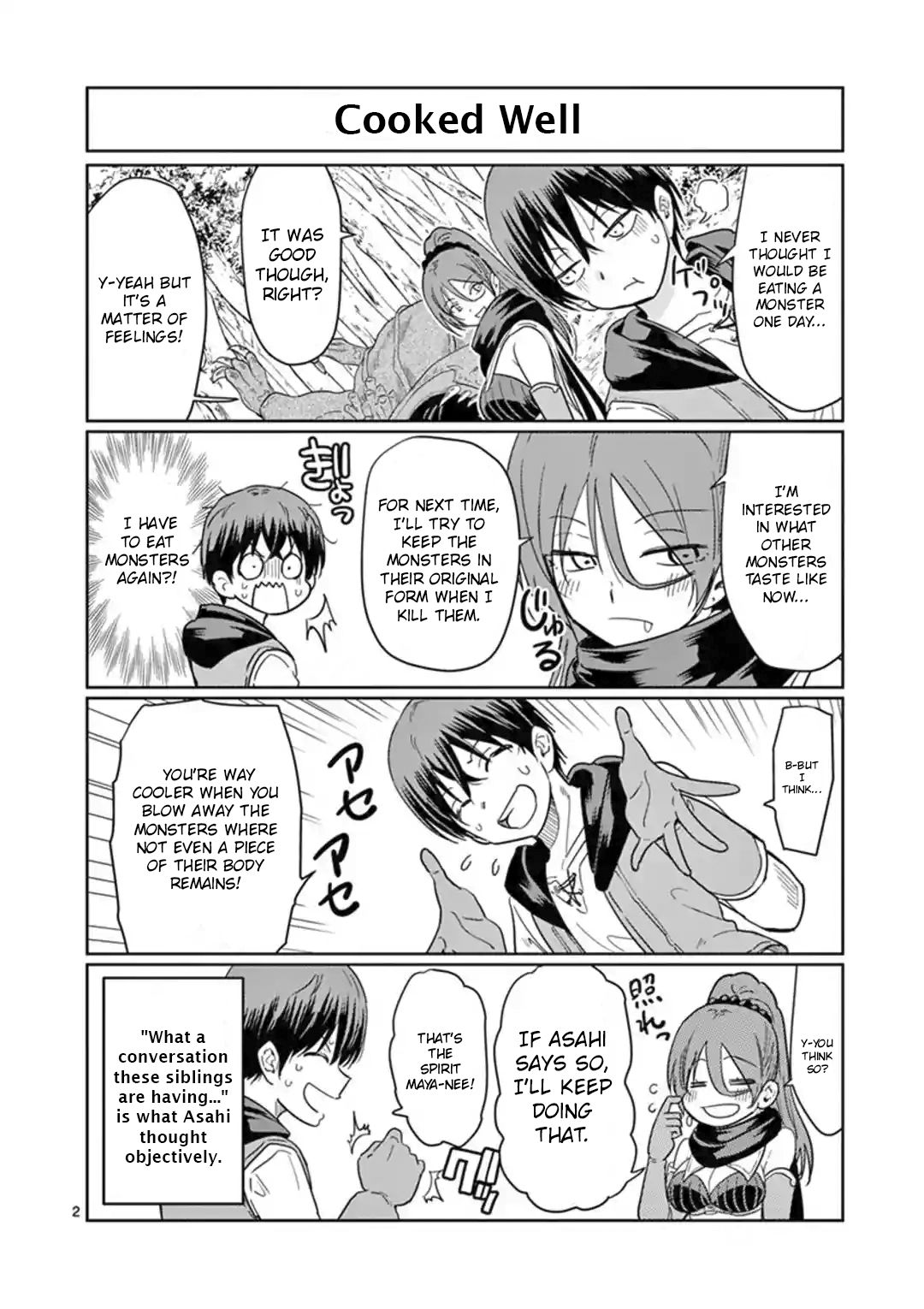 Isekai One Turn Kill Nee-san chapter 3.5 page 2