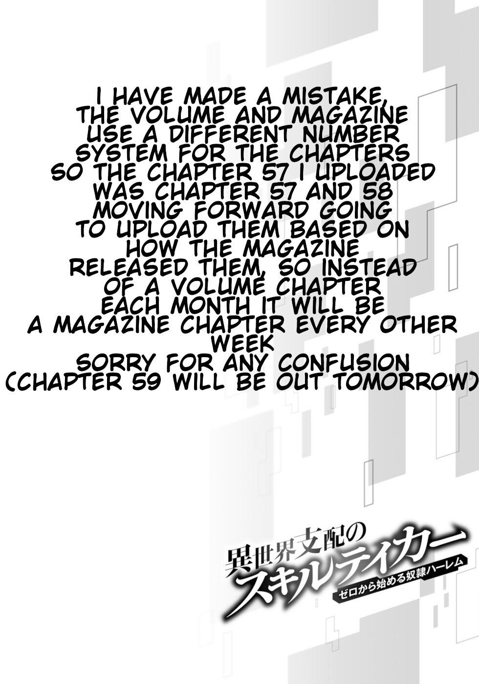 Isekai Shihai no Skill Taker: Zero kara Hajimeru Dorei Harem chapter 58 page 1