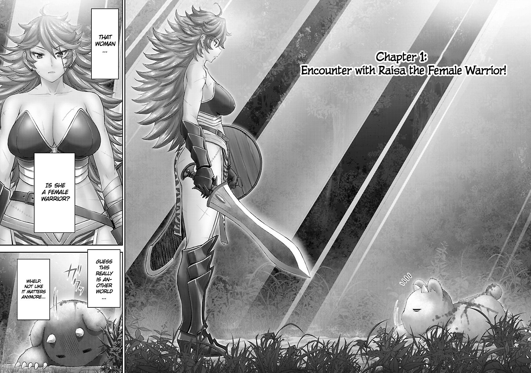 Isekai Sniper Is the Female Warrior's Mofumofu Pet chapter 1 page 3