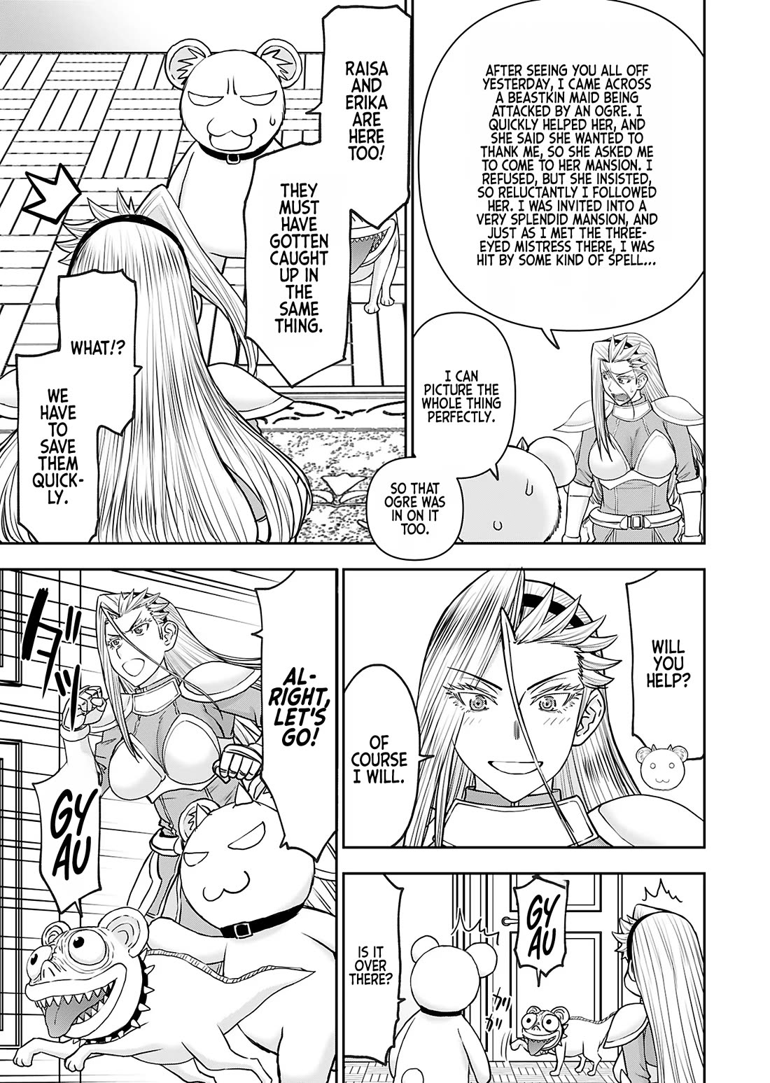Isekai Sniper Is the Female Warrior's Mofumofu Pet chapter 34 page 14