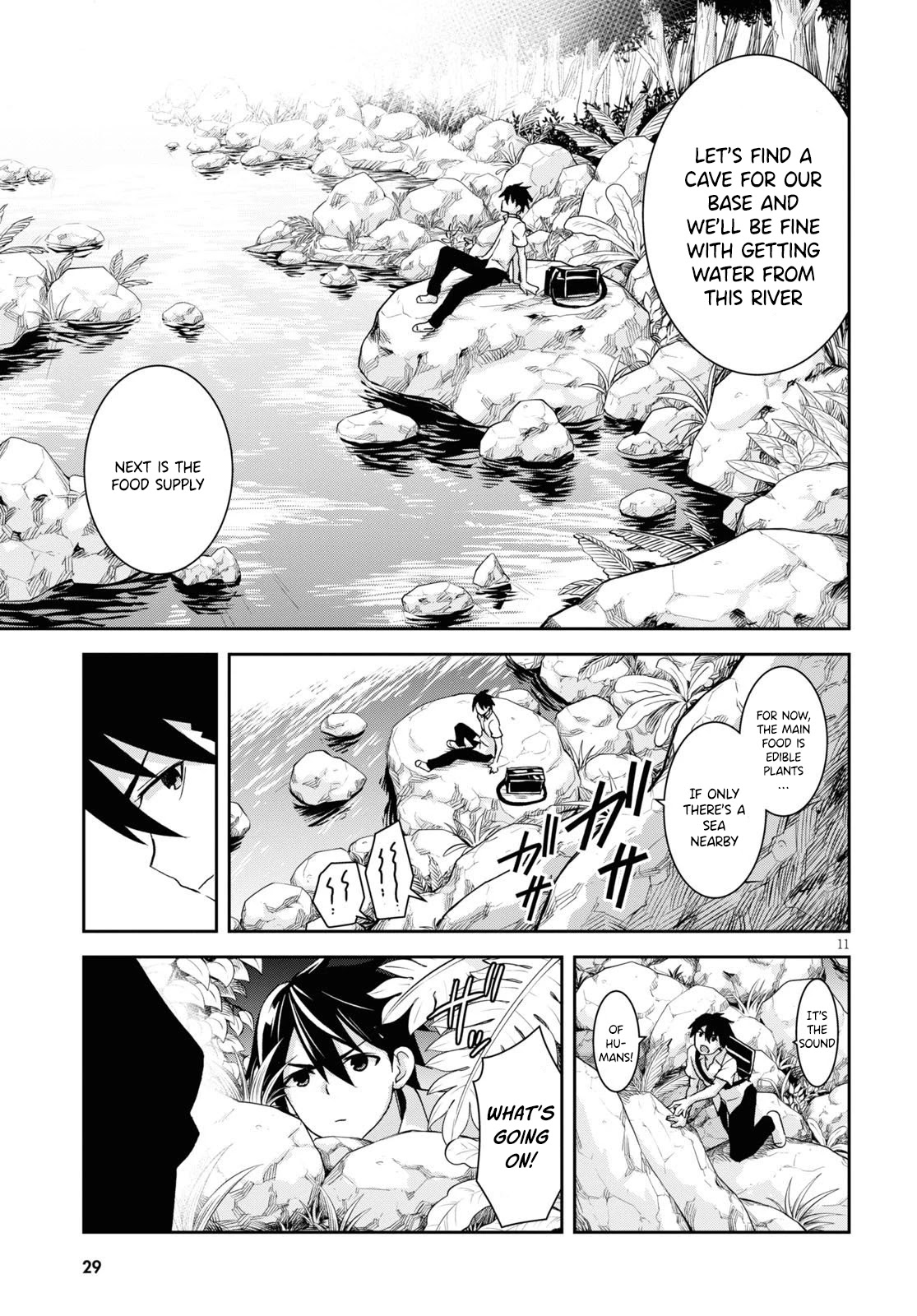 Isekai Yurutto Survival Seikatsu: Gakkou no Minna to Isekai no Mujintou ni Tenishitakedo Ore Dake Rakushou desu chapter 1 page 15