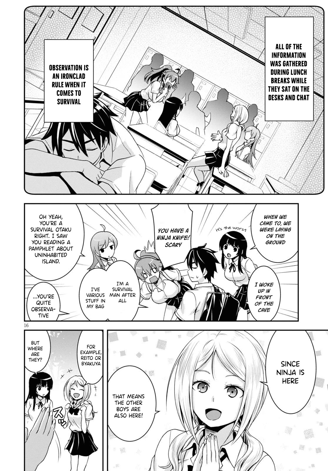 Isekai Yurutto Survival Seikatsu: Gakkou no Minna to Isekai no Mujintou ni Tenishitakedo Ore Dake Rakushou desu chapter 1 page 20