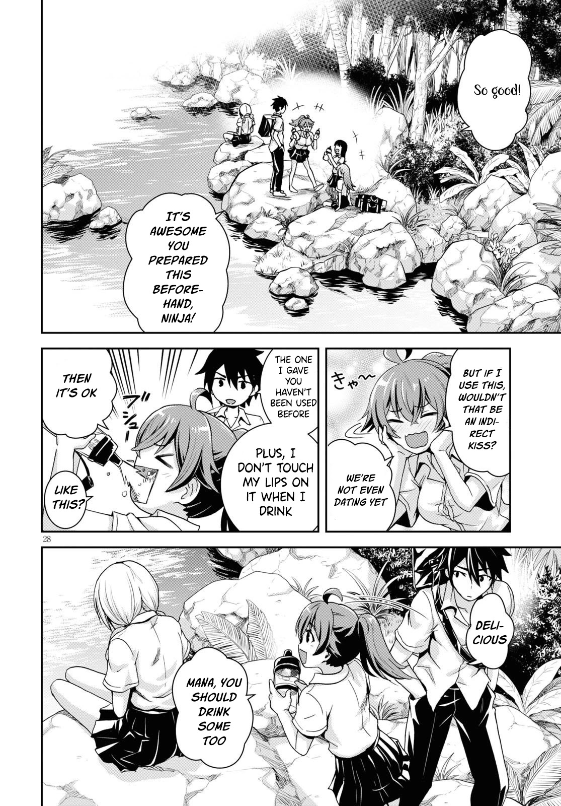 Isekai Yurutto Survival Seikatsu: Gakkou no Minna to Isekai no Mujintou ni Tenishitakedo Ore Dake Rakushou desu chapter 1 page 32