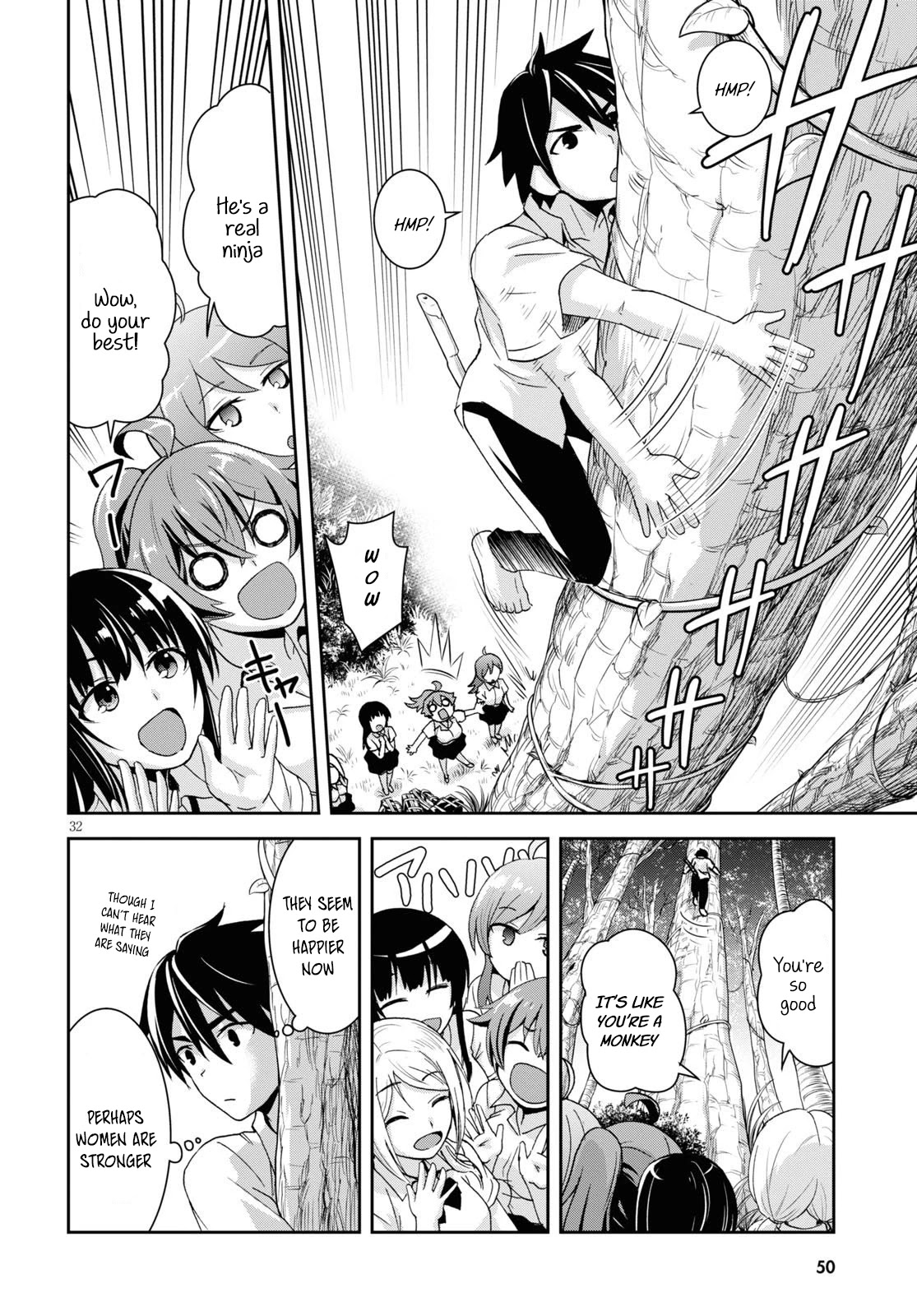 Isekai Yurutto Survival Seikatsu: Gakkou no Minna to Isekai no Mujintou ni Tenishitakedo Ore Dake Rakushou desu chapter 1 page 36