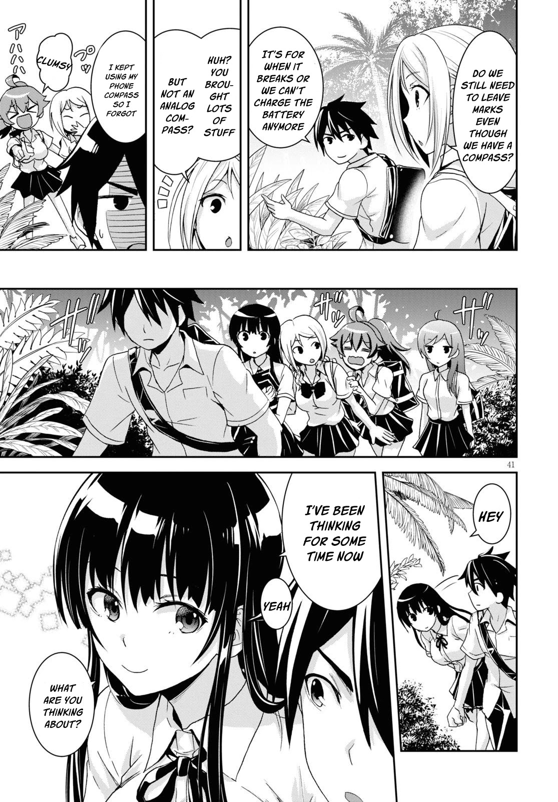 Isekai Yurutto Survival Seikatsu: Gakkou no Minna to Isekai no Mujintou ni Tenishitakedo Ore Dake Rakushou desu chapter 1 page 45