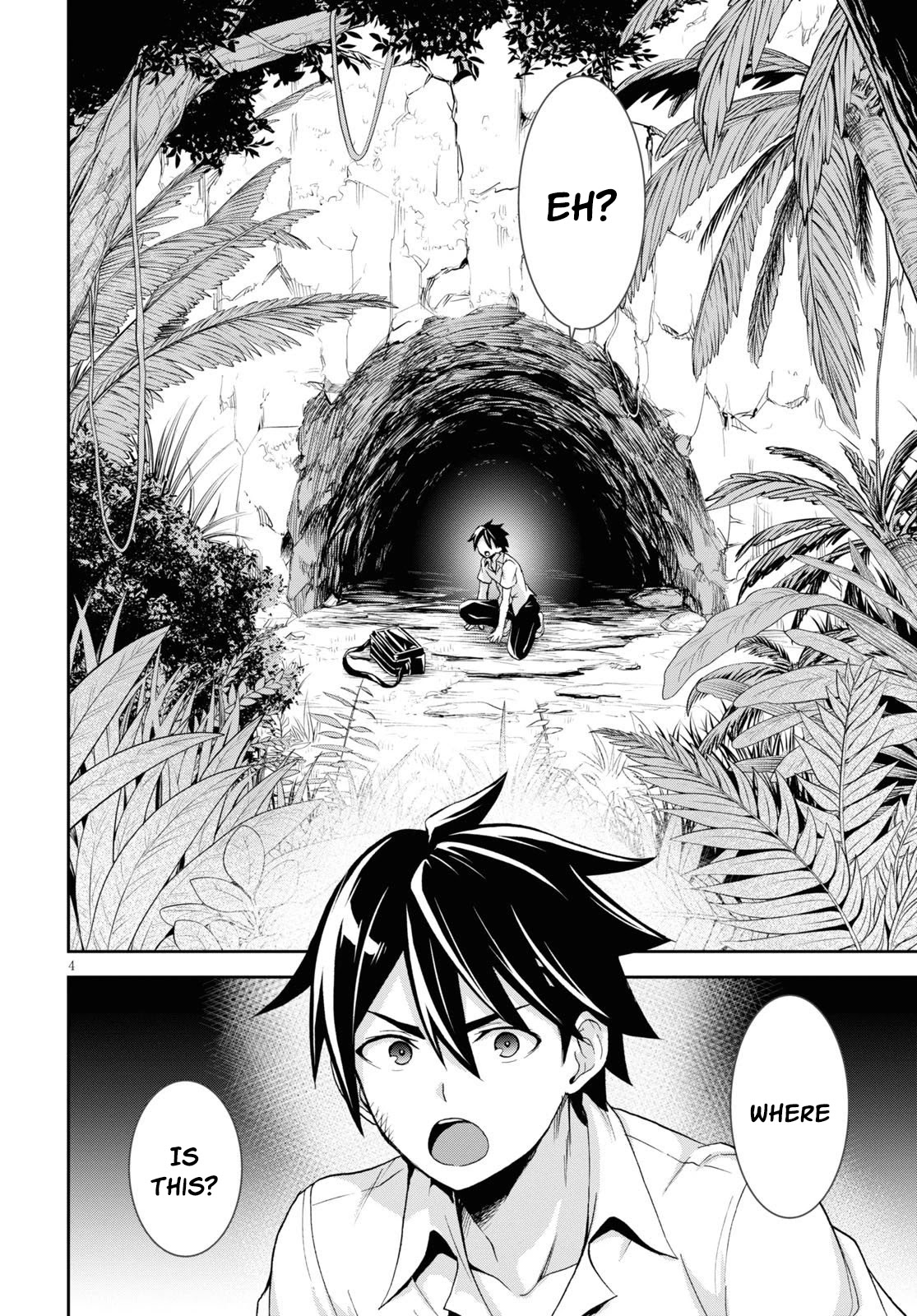 Isekai Yurutto Survival Seikatsu: Gakkou no Minna to Isekai no Mujintou ni Tenishitakedo Ore Dake Rakushou desu chapter 1 page 8