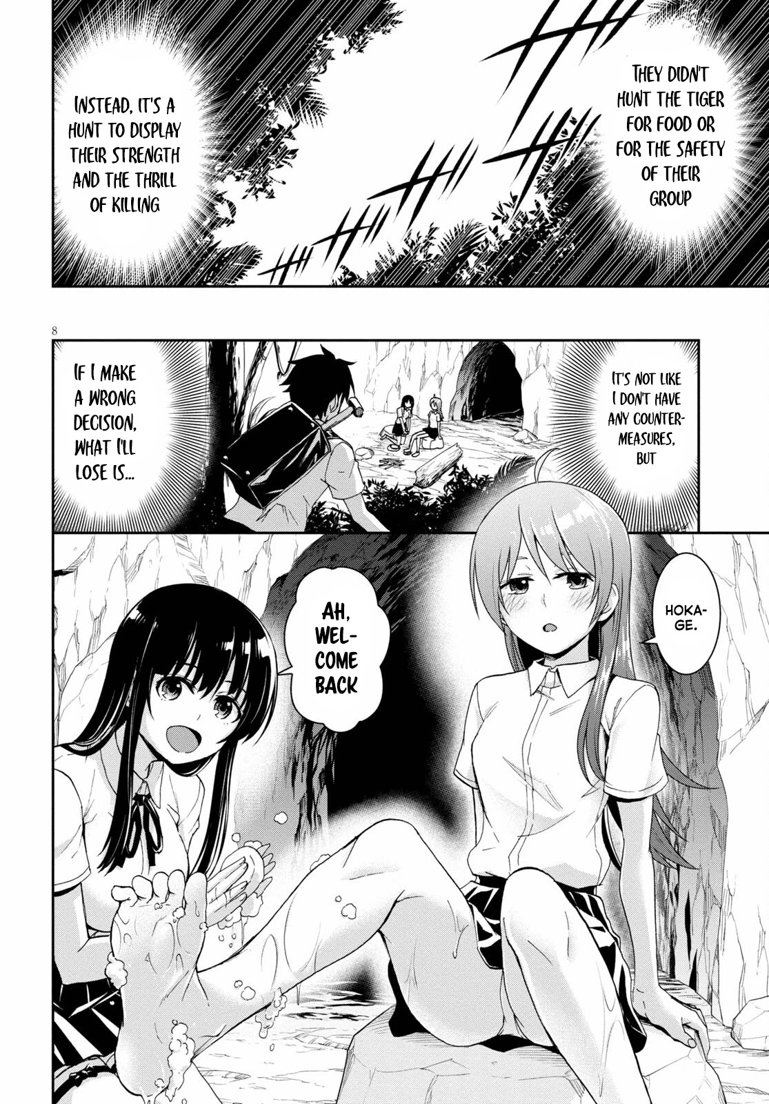 Isekai Yurutto Survival Seikatsu: Gakkou no Minna to Isekai no Mujintou ni Tenishitakedo Ore Dake Rakushou desu chapter 10 page 9