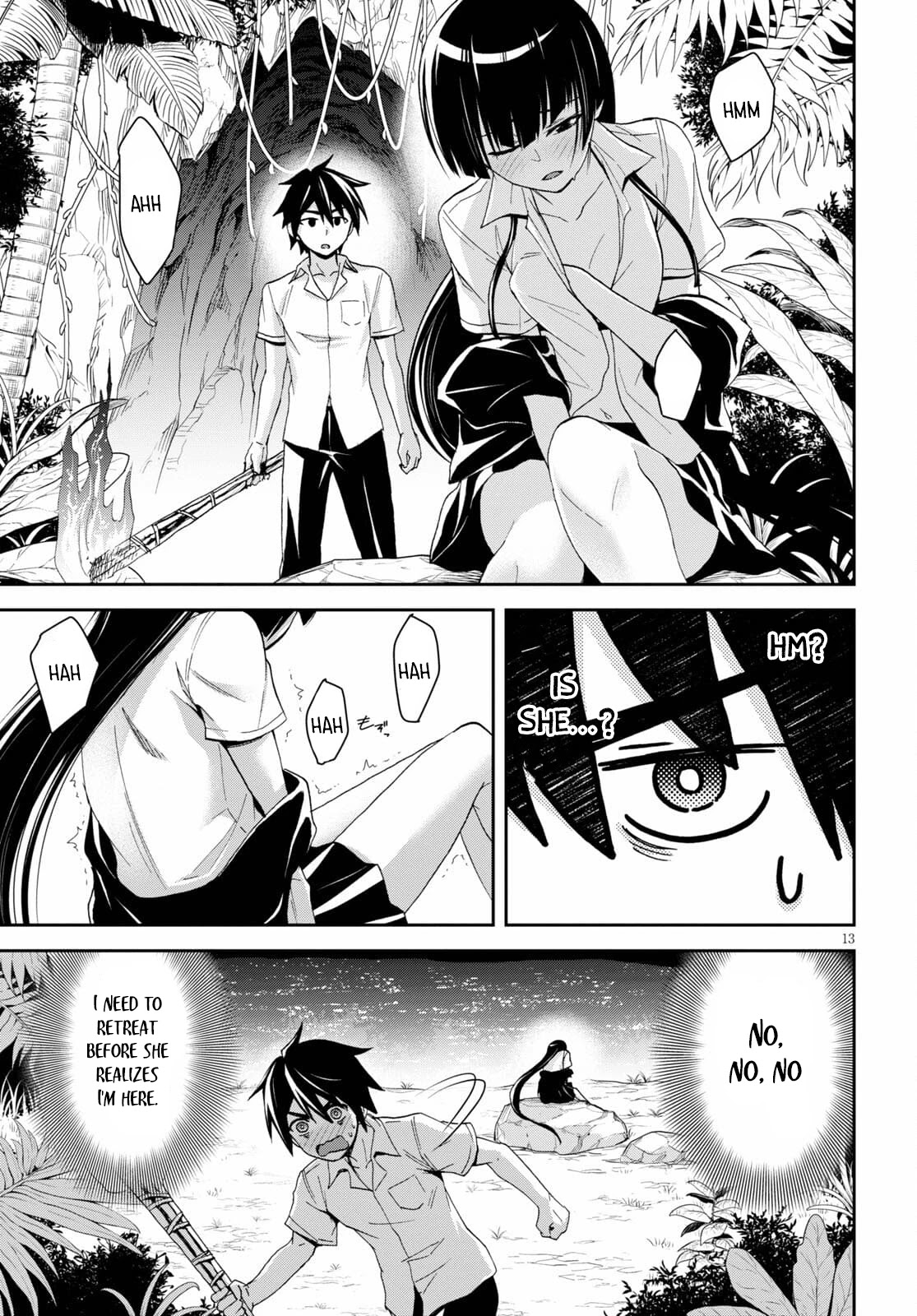 Isekai Yurutto Survival Seikatsu: Gakkou no Minna to Isekai no Mujintou ni Tenishitakedo Ore Dake Rakushou desu chapter 11 page 14