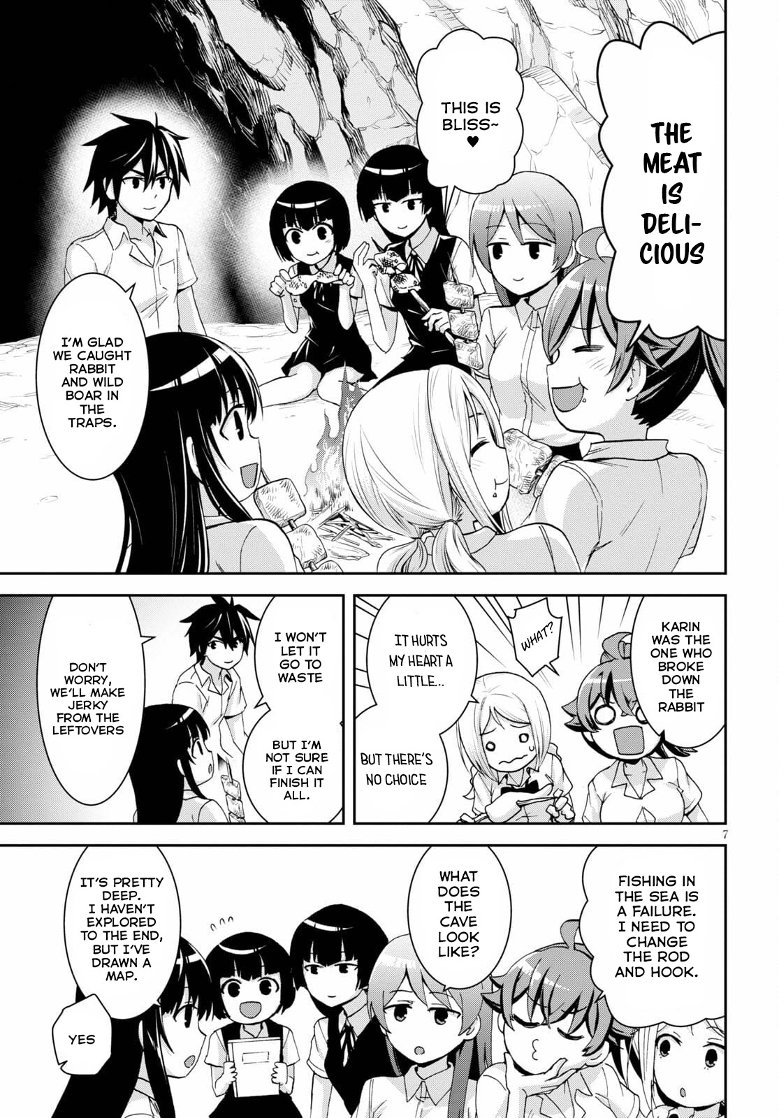 Isekai Yurutto Survival Seikatsu: Gakkou no Minna to Isekai no Mujintou ni Tenishitakedo Ore Dake Rakushou desu chapter 11 page 8