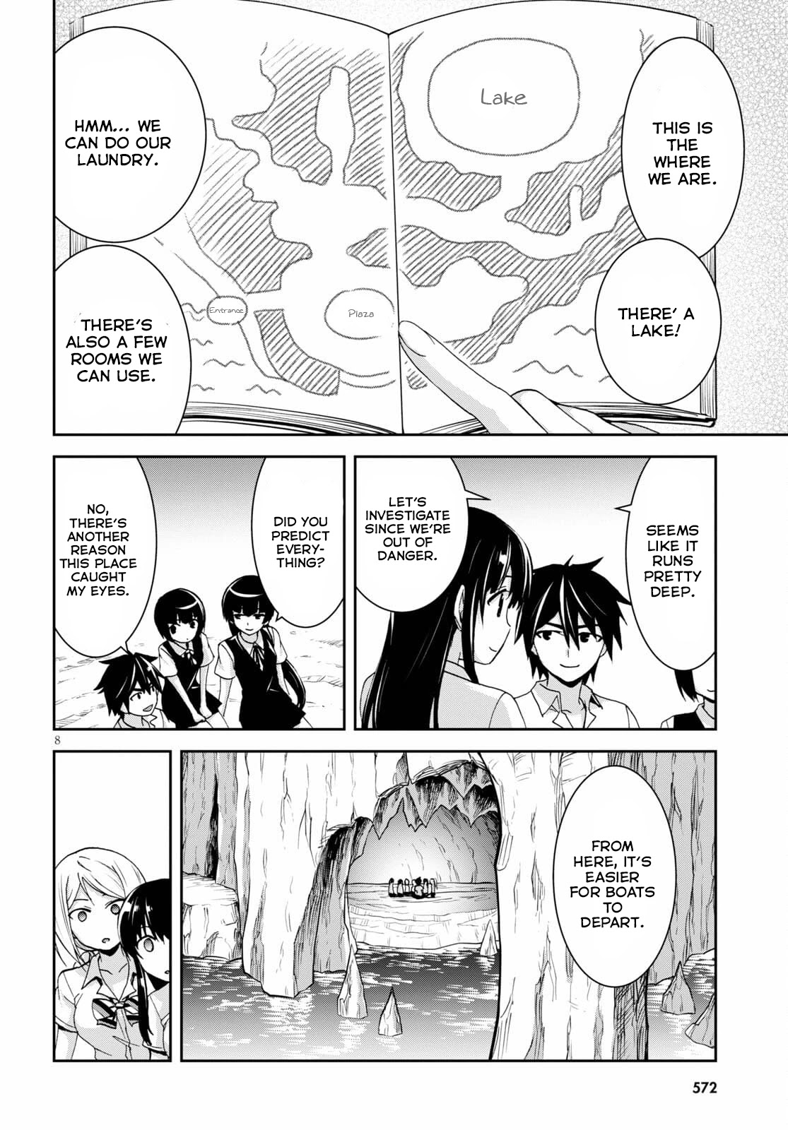 Isekai Yurutto Survival Seikatsu: Gakkou no Minna to Isekai no Mujintou ni Tenishitakedo Ore Dake Rakushou desu chapter 11 page 9