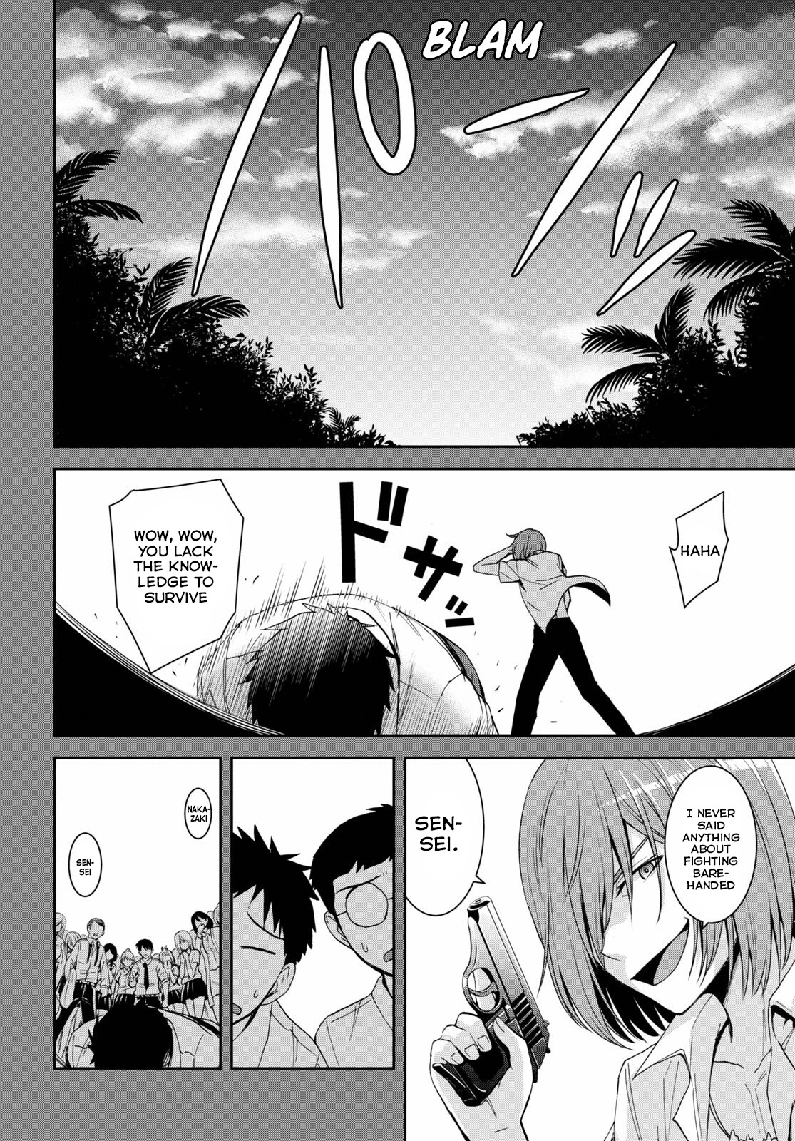 Isekai Yurutto Survival Seikatsu: Gakkou no Minna to Isekai no Mujintou ni Tenishitakedo Ore Dake Rakushou desu chapter 12 page 12