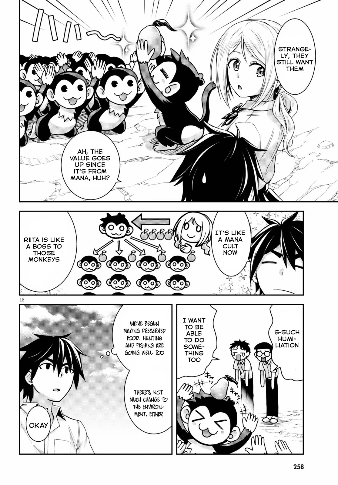Isekai Yurutto Survival Seikatsu: Gakkou no Minna to Isekai no Mujintou ni Tenishitakedo Ore Dake Rakushou desu chapter 12 page 18