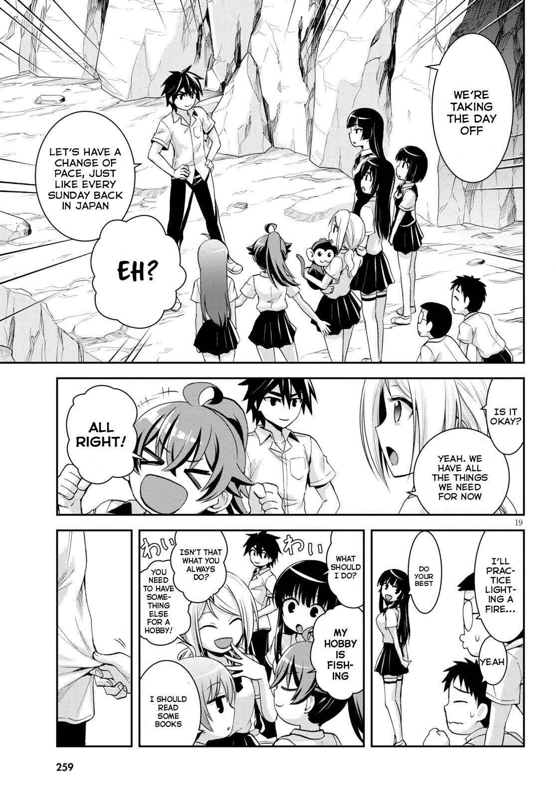 Isekai Yurutto Survival Seikatsu: Gakkou no Minna to Isekai no Mujintou ni Tenishitakedo Ore Dake Rakushou desu chapter 12 page 19