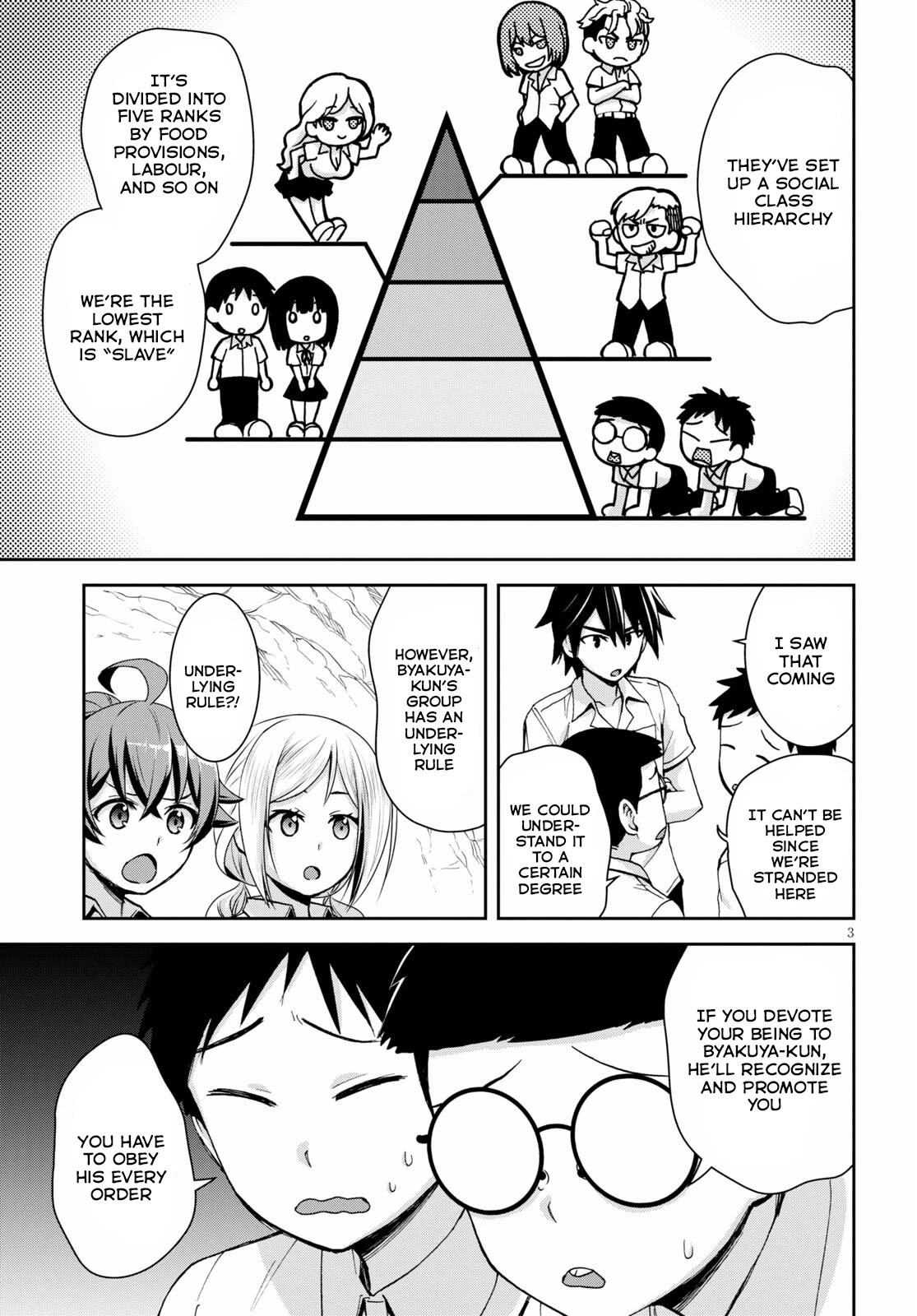 Isekai Yurutto Survival Seikatsu: Gakkou no Minna to Isekai no Mujintou ni Tenishitakedo Ore Dake Rakushou desu chapter 12 page 4