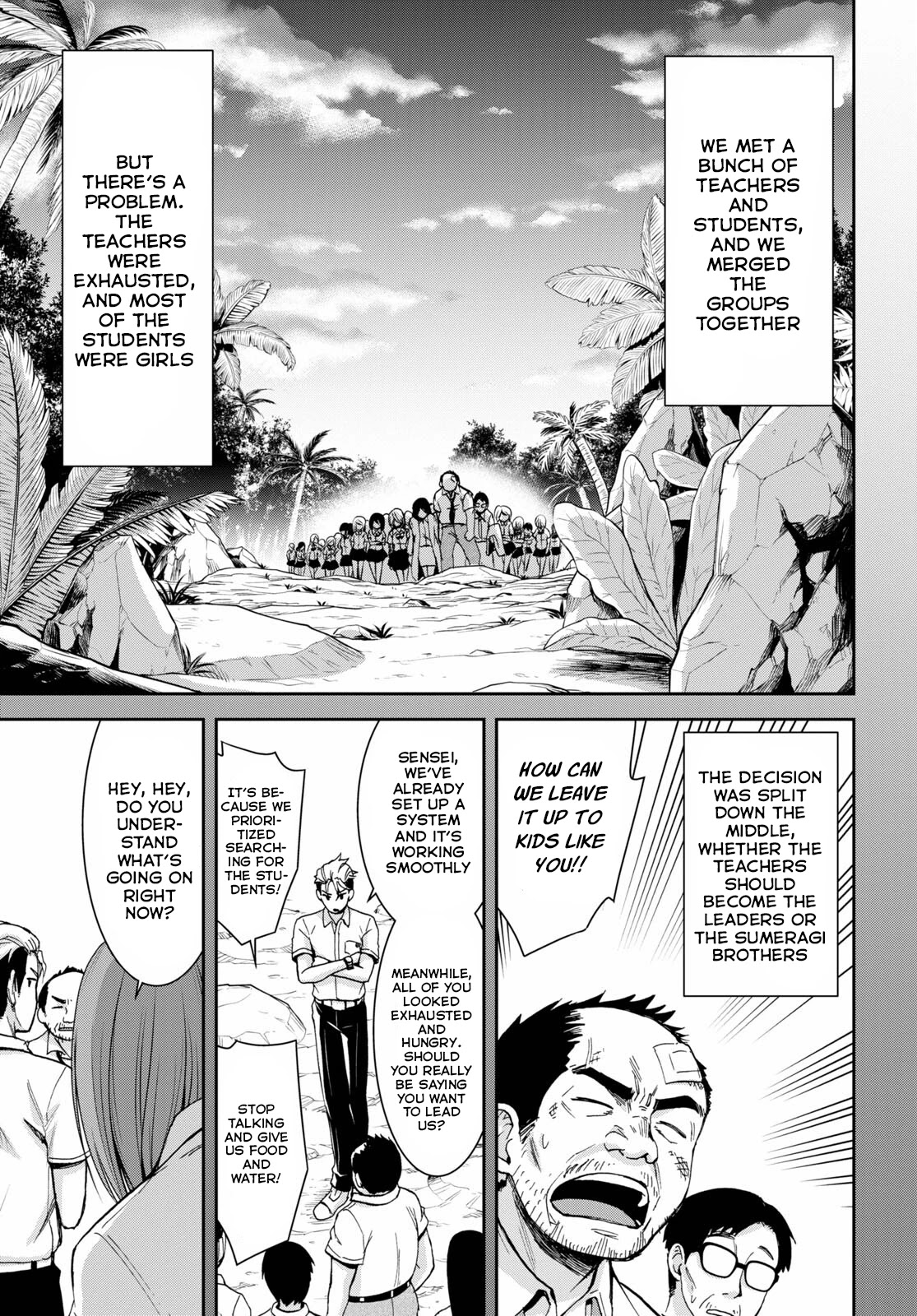 Isekai Yurutto Survival Seikatsu: Gakkou no Minna to Isekai no Mujintou ni Tenishitakedo Ore Dake Rakushou desu chapter 12 page 6