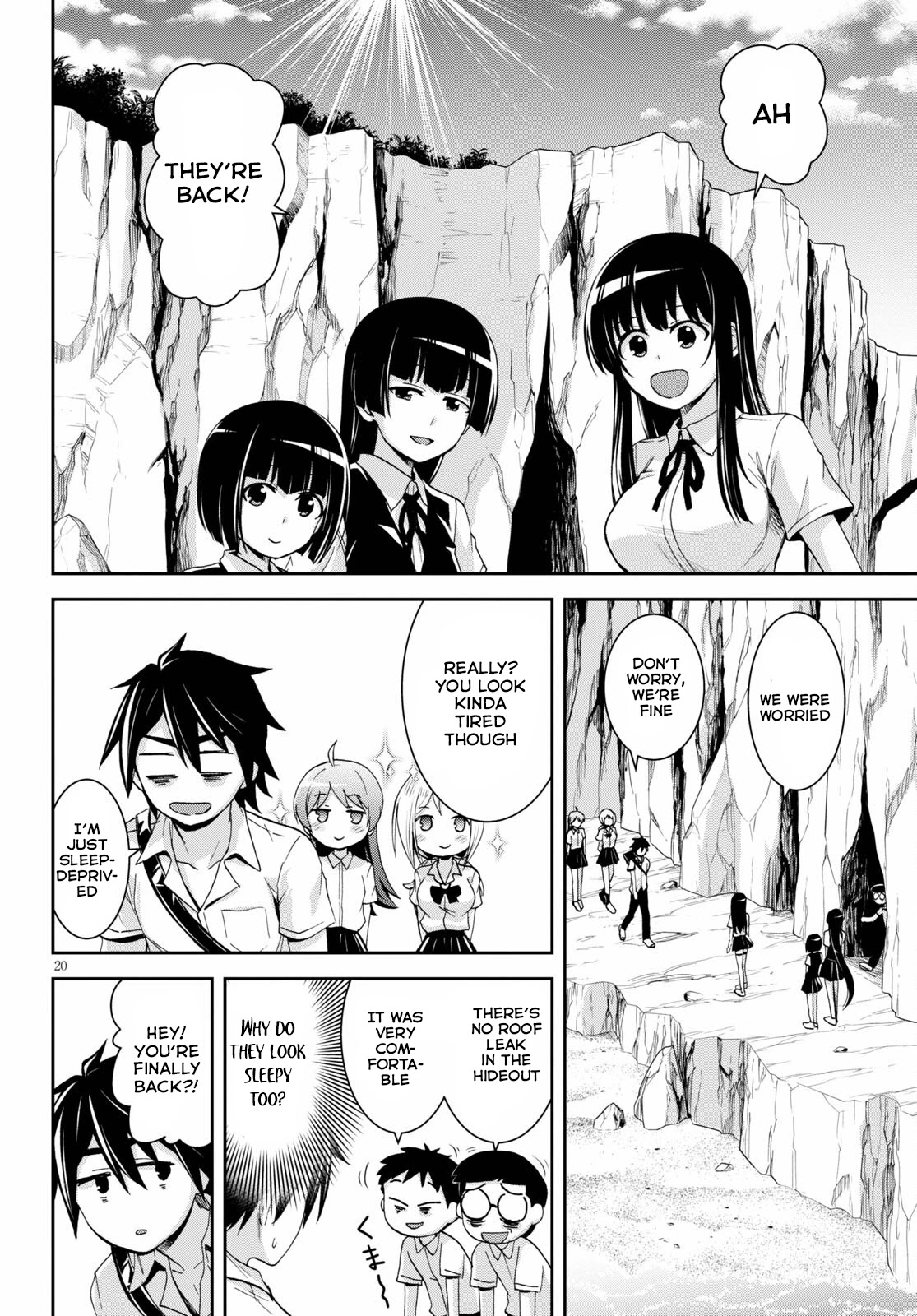 Isekai Yurutto Survival Seikatsu: Gakkou no Minna to Isekai no Mujintou ni Tenishitakedo Ore Dake Rakushou desu chapter 14 page 21
