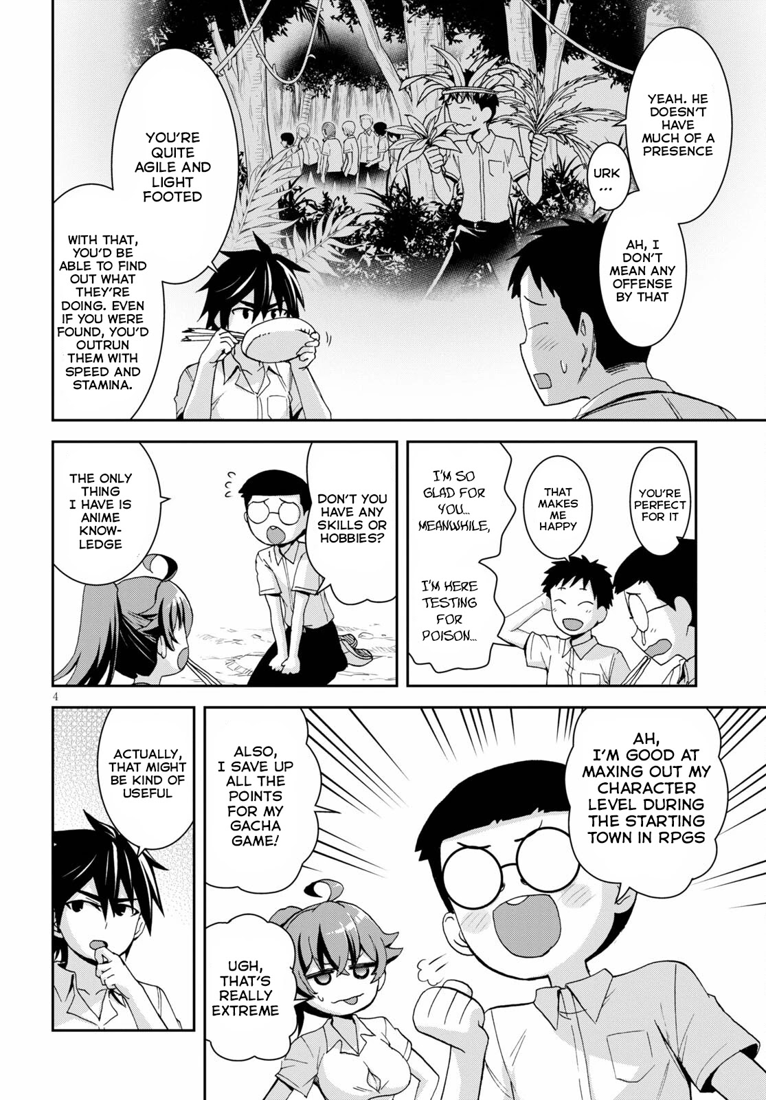 Isekai Yurutto Survival Seikatsu: Gakkou no Minna to Isekai no Mujintou ni Tenishitakedo Ore Dake Rakushou desu chapter 14 page 5