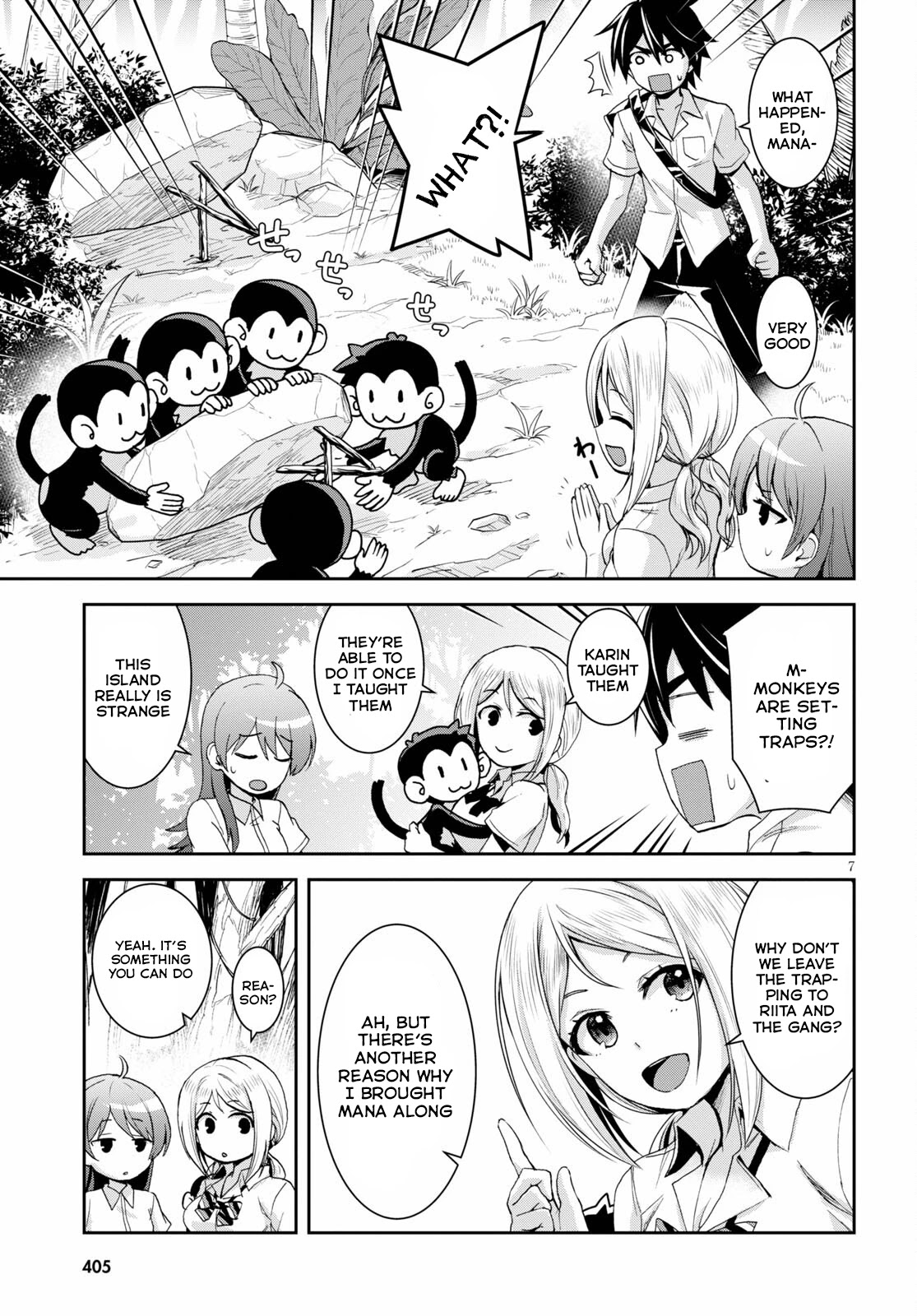 Isekai Yurutto Survival Seikatsu: Gakkou no Minna to Isekai no Mujintou ni Tenishitakedo Ore Dake Rakushou desu chapter 14 page 8