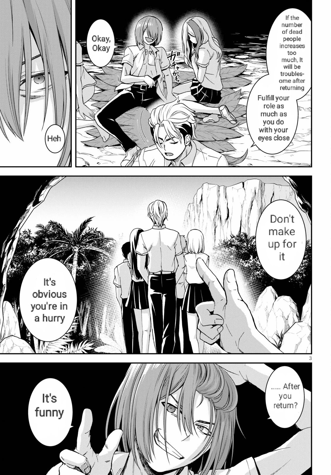 Isekai Yurutto Survival Seikatsu: Gakkou no Minna to Isekai no Mujintou ni Tenishitakedo Ore Dake Rakushou desu chapter 15 page 4