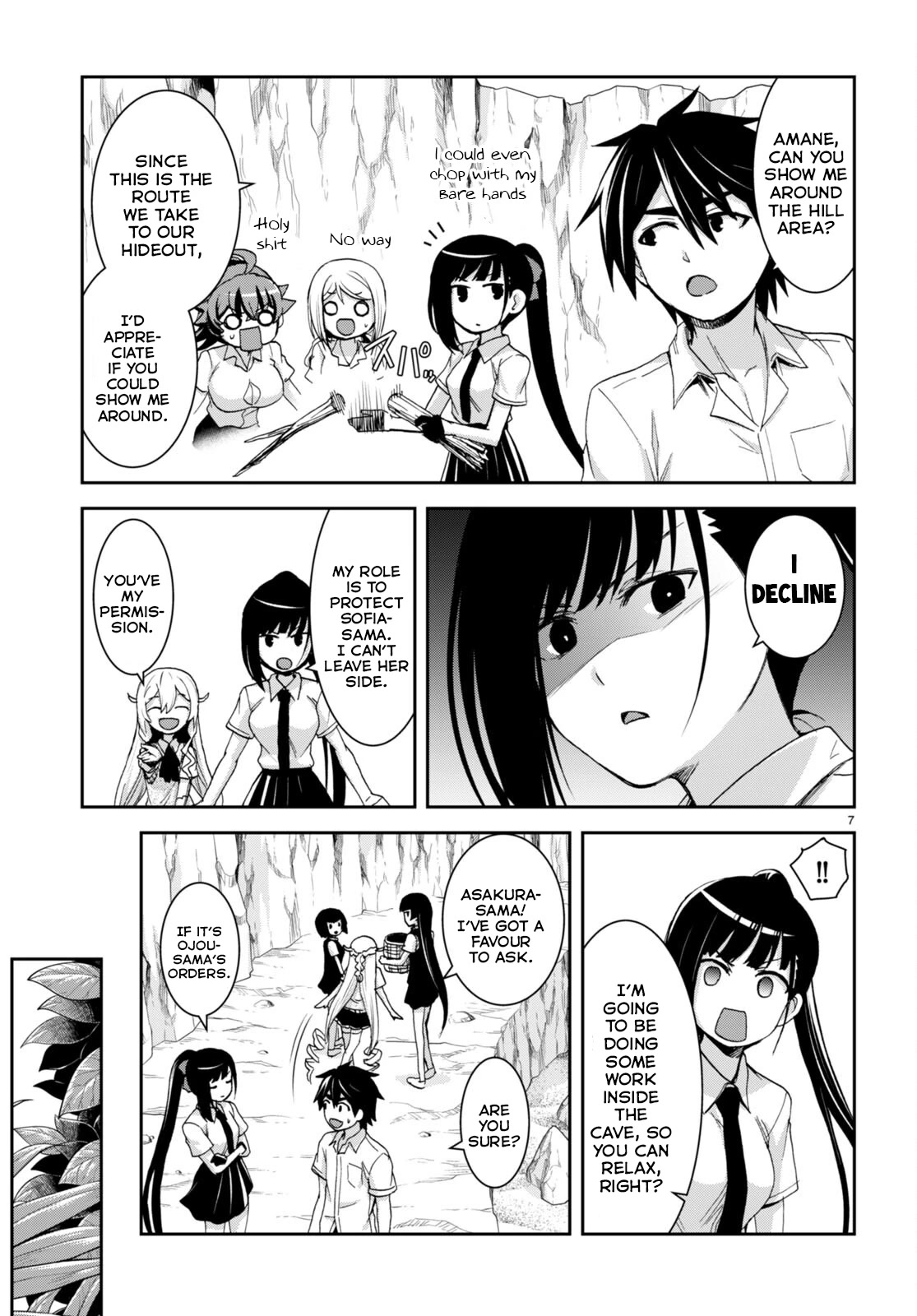 Isekai Yurutto Survival Seikatsu: Gakkou no Minna to Isekai no Mujintou ni Tenishitakedo Ore Dake Rakushou desu chapter 17 page 8
