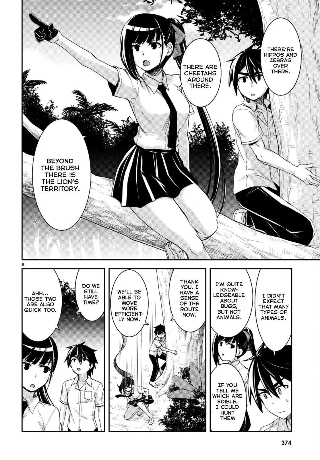 Isekai Yurutto Survival Seikatsu: Gakkou no Minna to Isekai no Mujintou ni Tenishitakedo Ore Dake Rakushou desu chapter 17 page 9