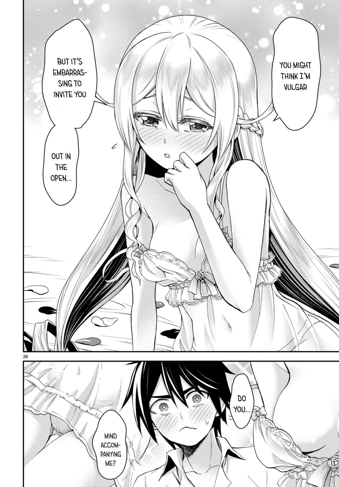 Isekai Yurutto Survival Seikatsu: Gakkou no Minna to Isekai no Mujintou ni Tenishitakedo Ore Dake Rakushou desu chapter 18 page 26