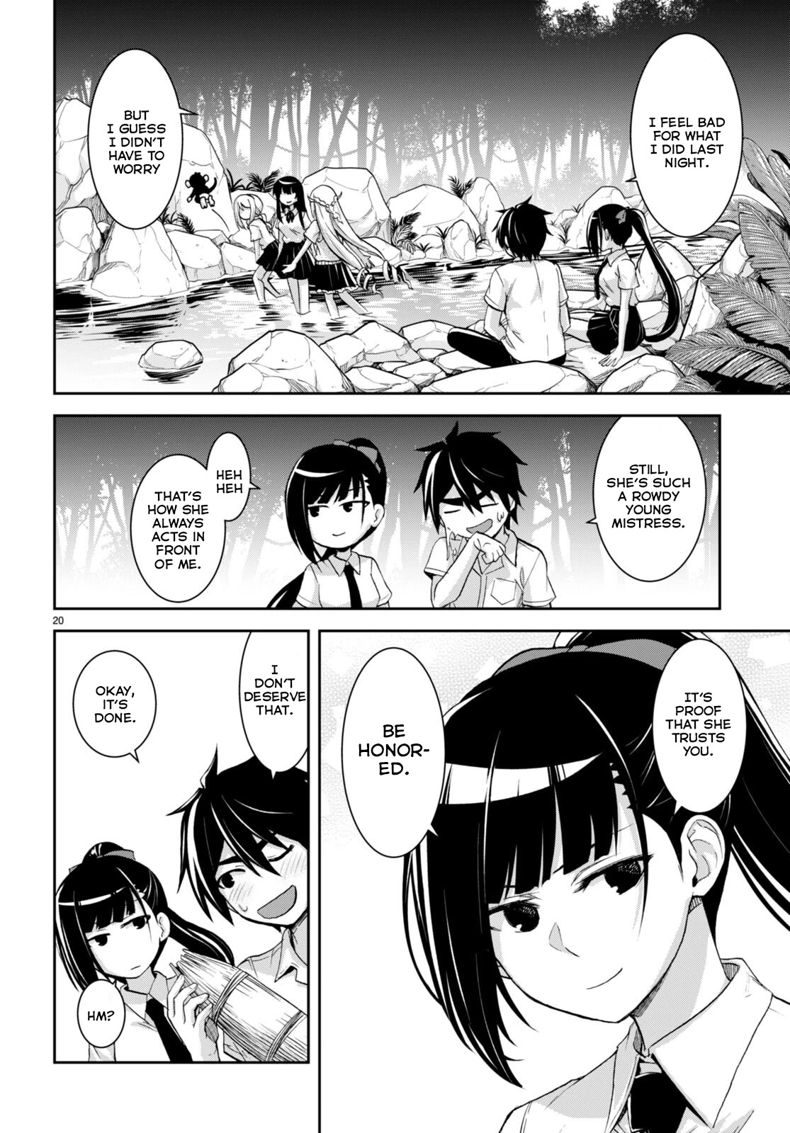 Isekai Yurutto Survival Seikatsu: Gakkou no Minna to Isekai no Mujintou ni Tenishitakedo Ore Dake Rakushou desu chapter 19 page 23
