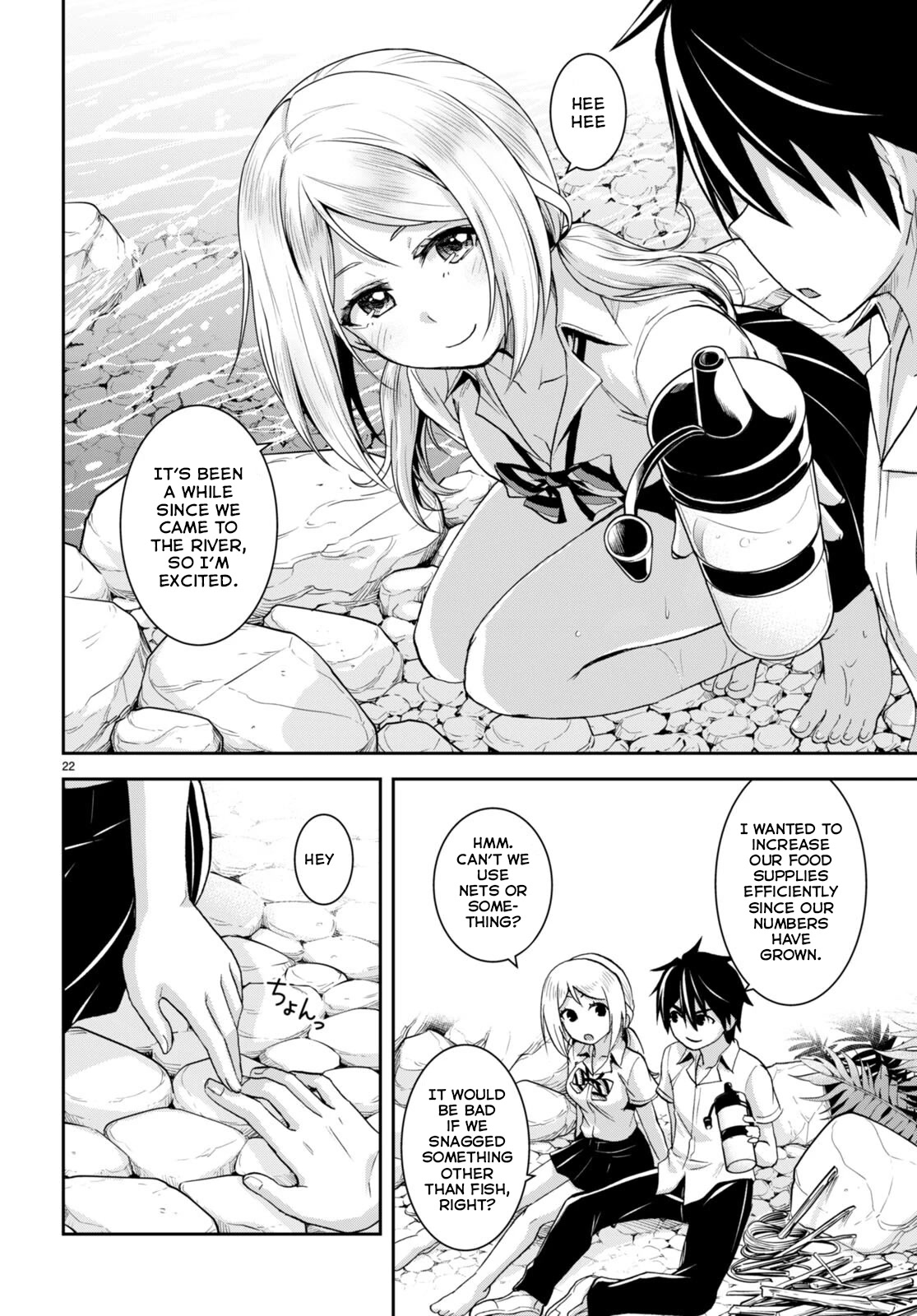 Isekai Yurutto Survival Seikatsu: Gakkou no Minna to Isekai no Mujintou ni Tenishitakedo Ore Dake Rakushou desu chapter 19 page 25
