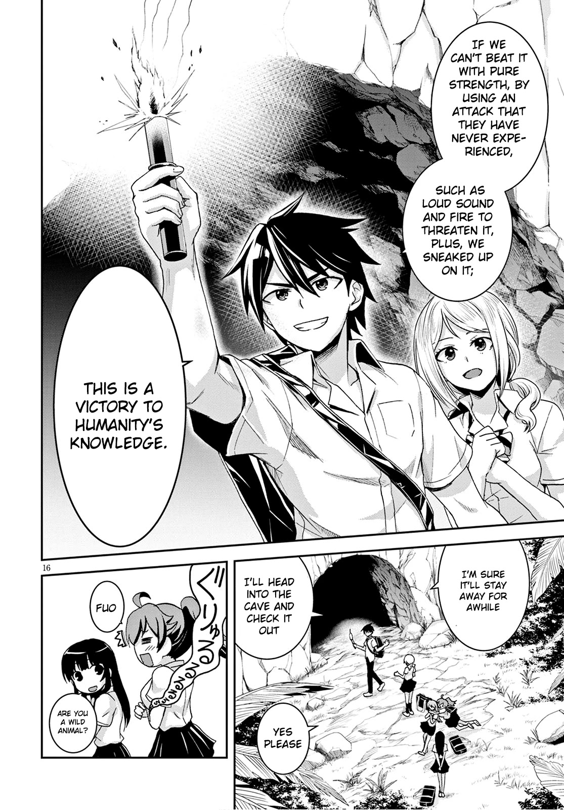 Isekai Yurutto Survival Seikatsu: Gakkou no Minna to Isekai no Mujintou ni Tenishitakedo Ore Dake Rakushou desu chapter 2 page 17