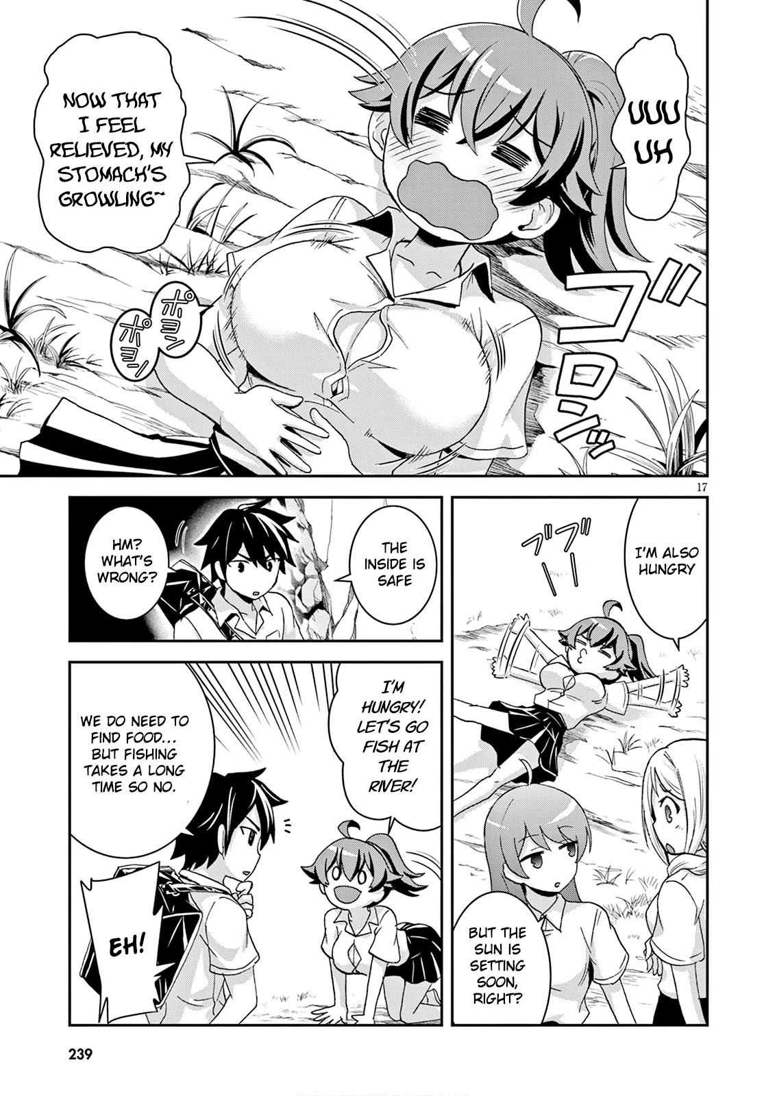 Isekai Yurutto Survival Seikatsu: Gakkou no Minna to Isekai no Mujintou ni Tenishitakedo Ore Dake Rakushou desu chapter 2 page 18